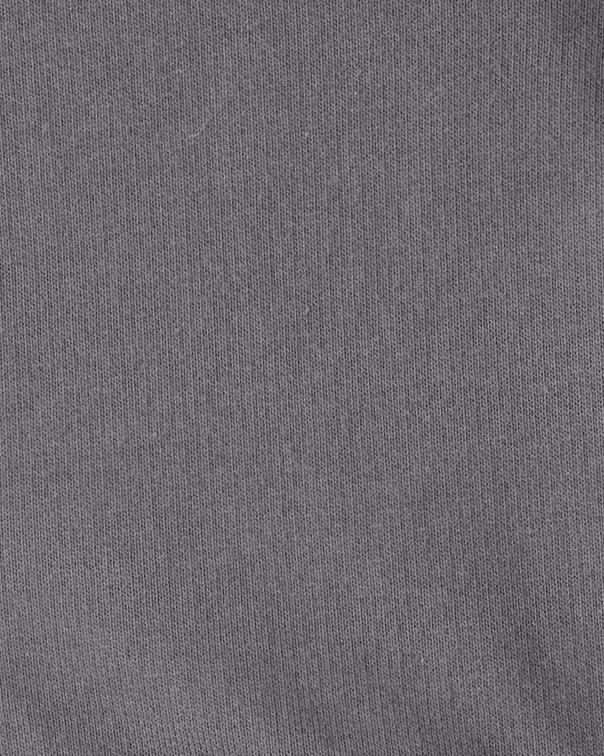 Baby Boy 3-Piece Dinosaur Vest Outfit Set - Grey