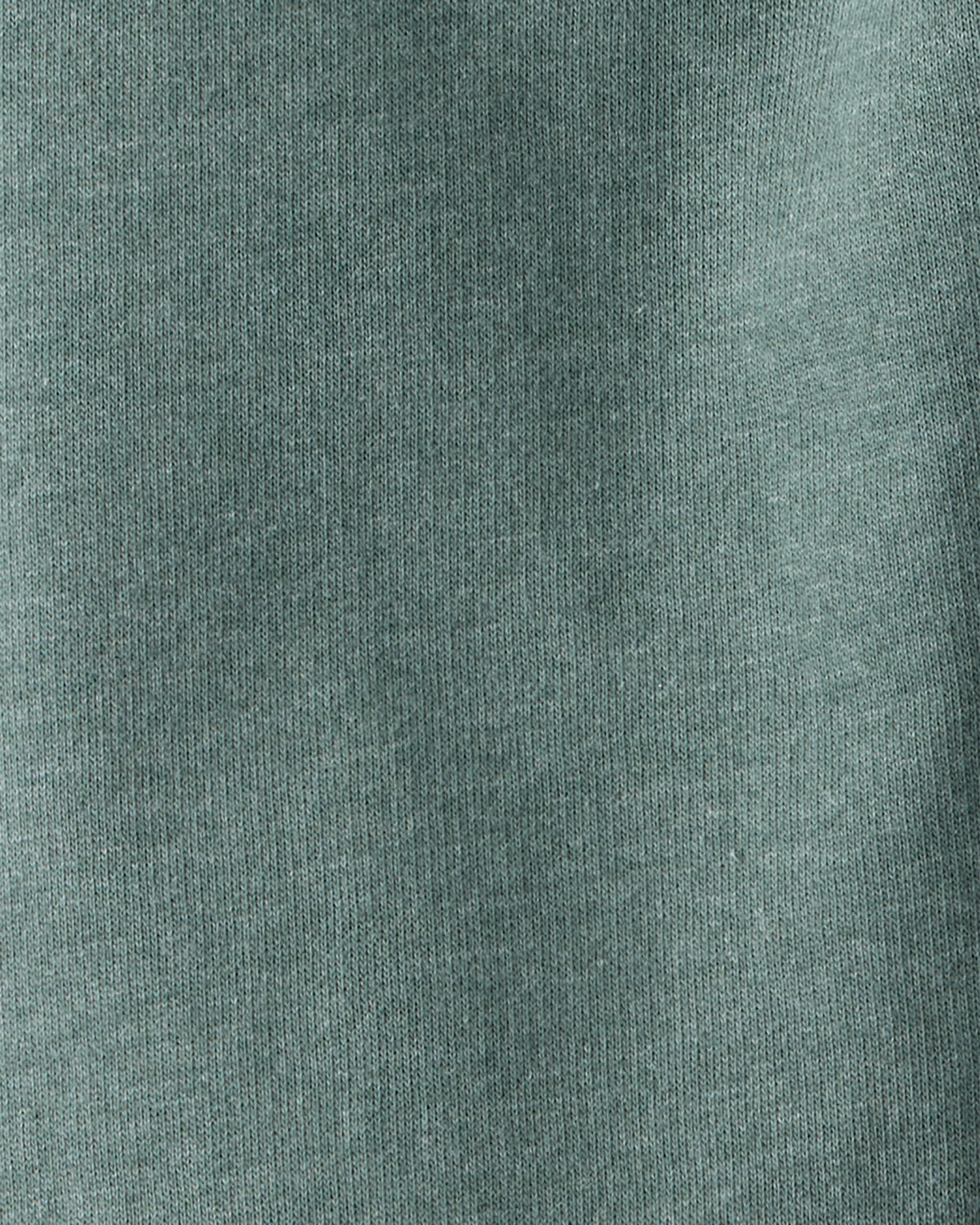 Toddler Boy Solid Fleece Cotton Jogger - Green