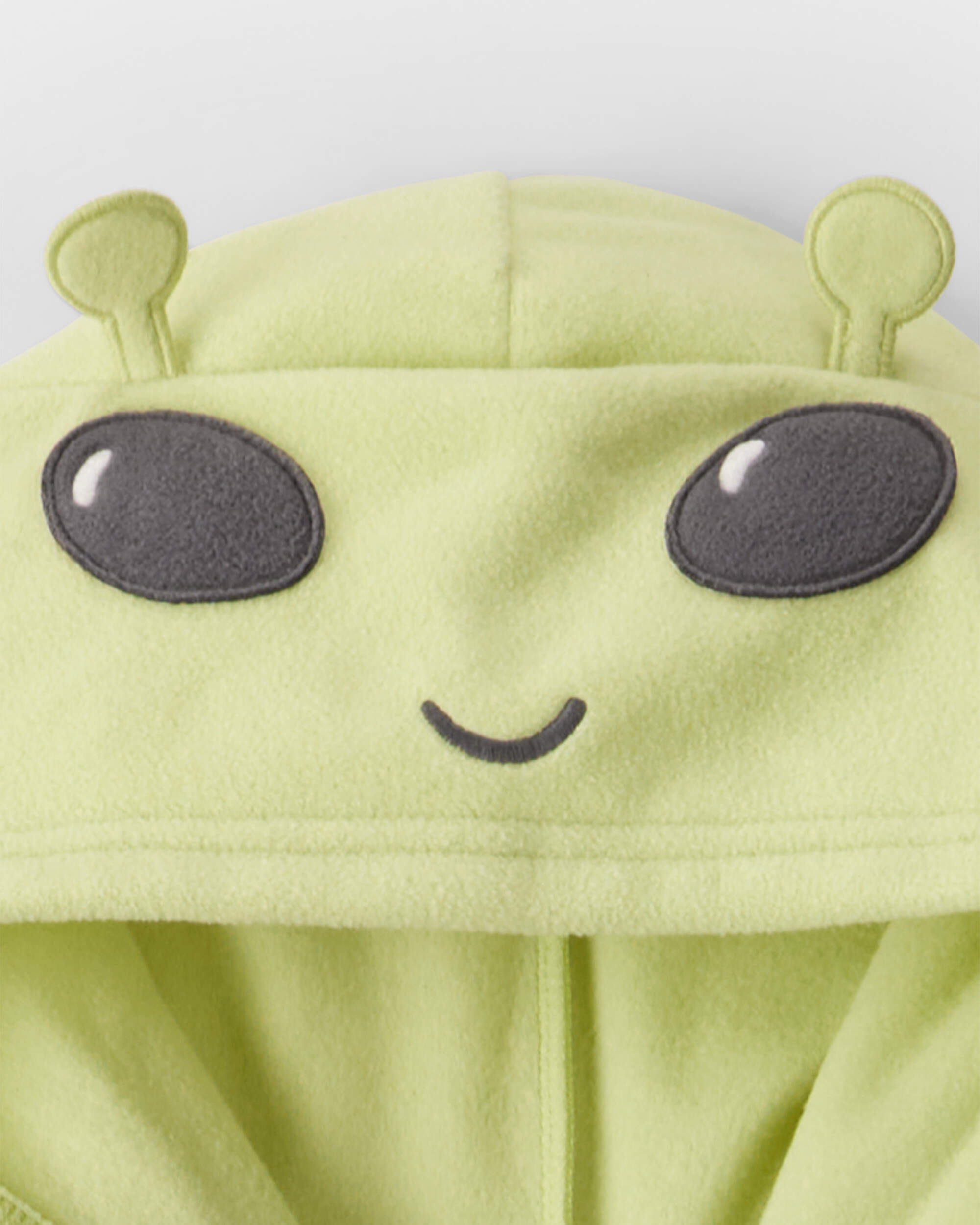 Boys Alien Fleece Long-Sleeve Snug Fit 1-Piece Pyjamas