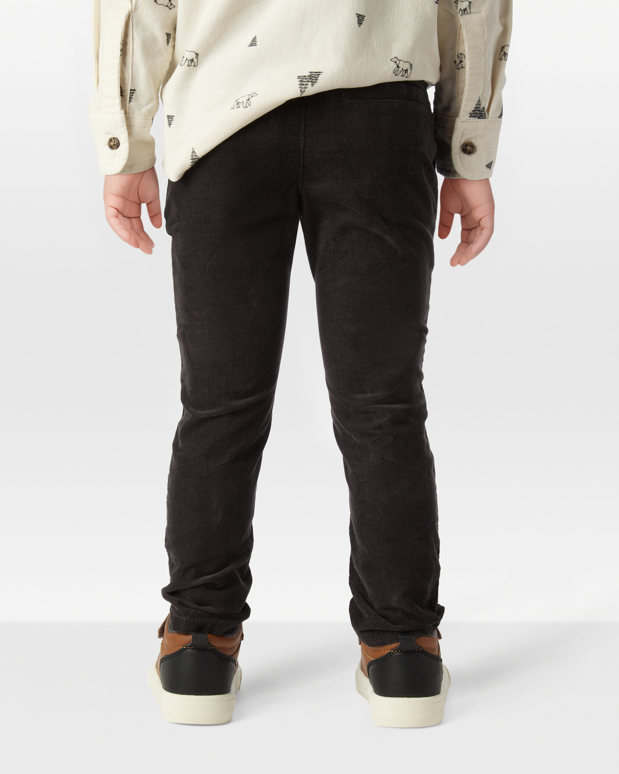 Toddler Boy Corduroy Pants - Black