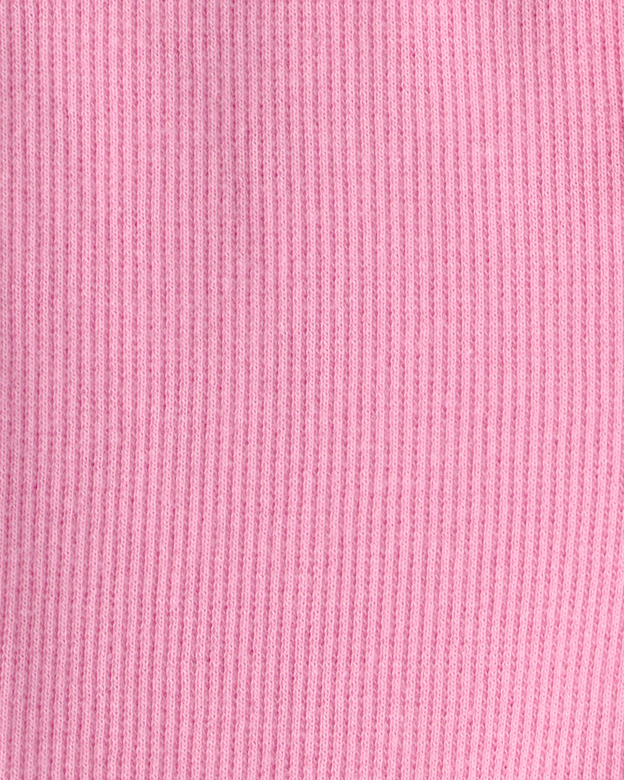 Baby Girl Rib Pants - Pink