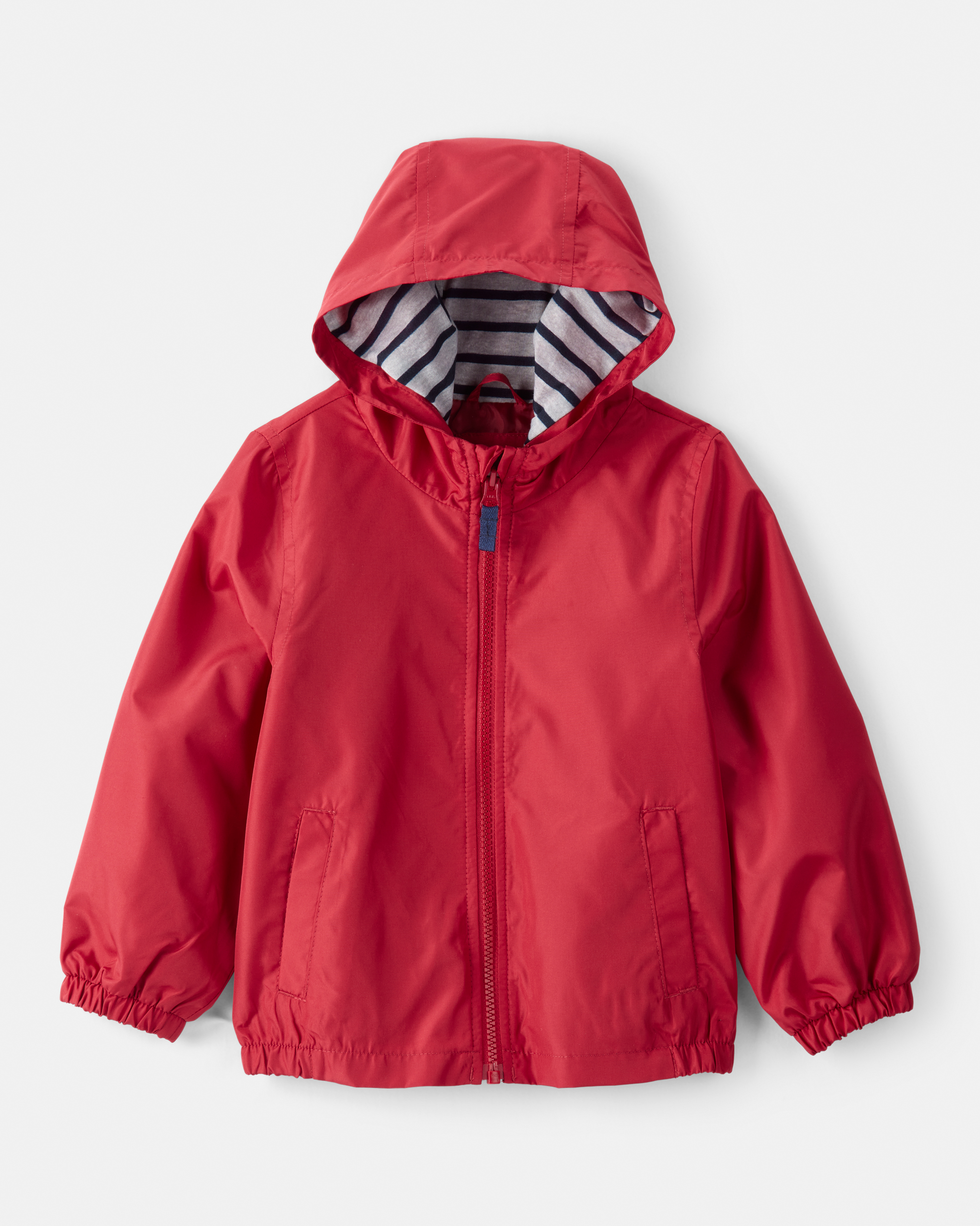 Baby Boy Solid Windbreaker - Red
