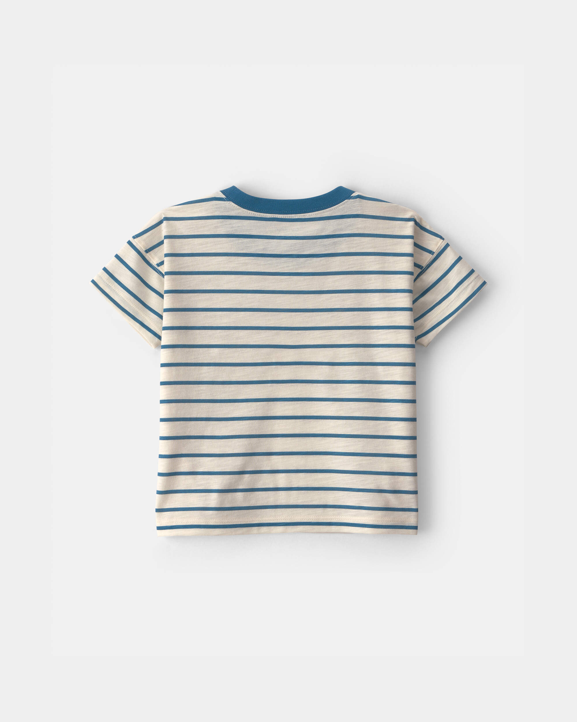 Toddler Boy 2-Piece Striped Short-Sleeve Top & Pant Set