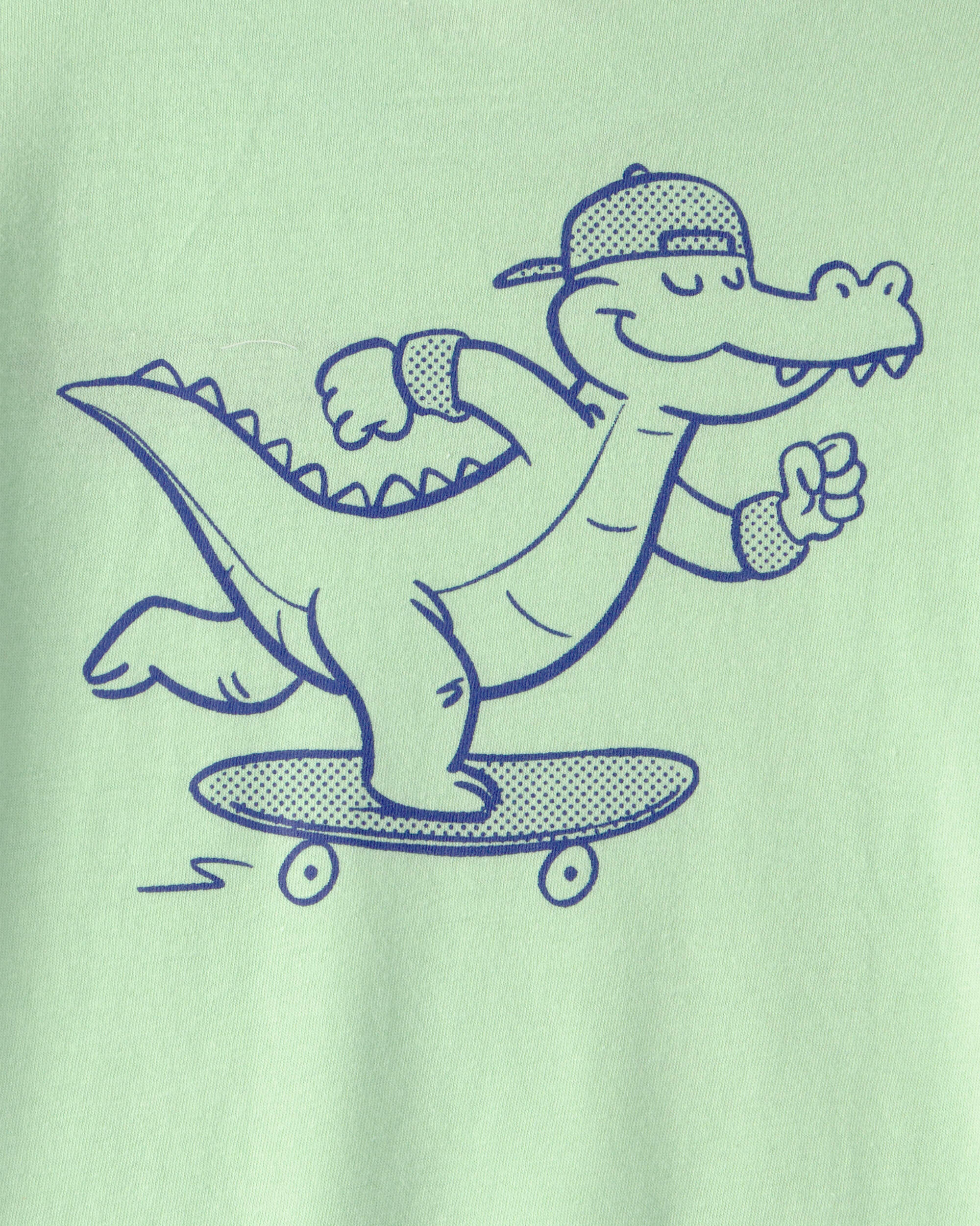 Toddler 'Later Gator' Skateboard Graphic Tee - Green