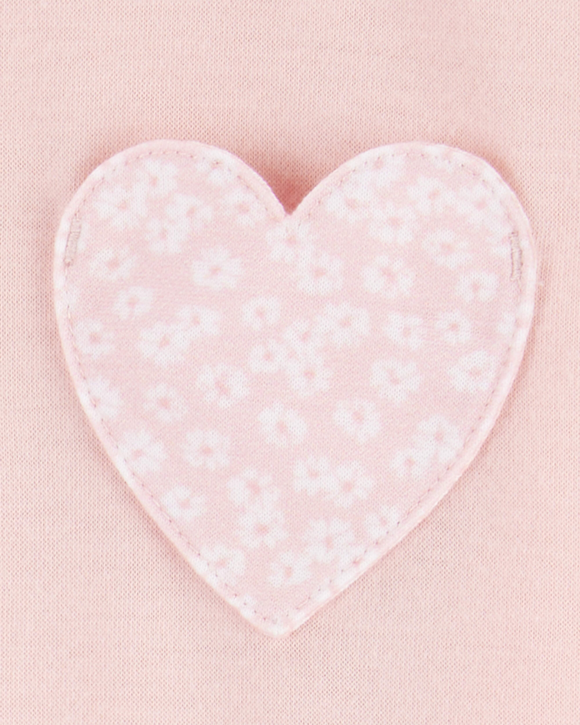 Toddler Girl 2-Piece Heart Loose Fit Pyjamas