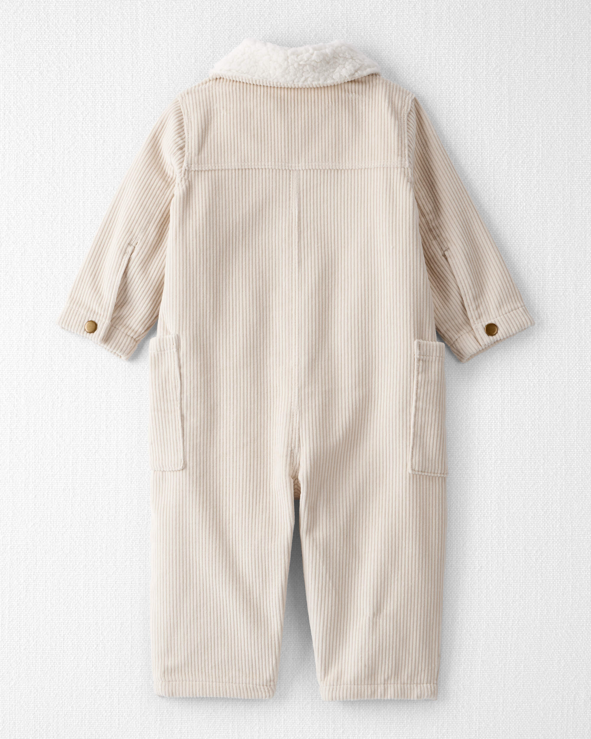 Baby Organic Cotton Corduroy Romper