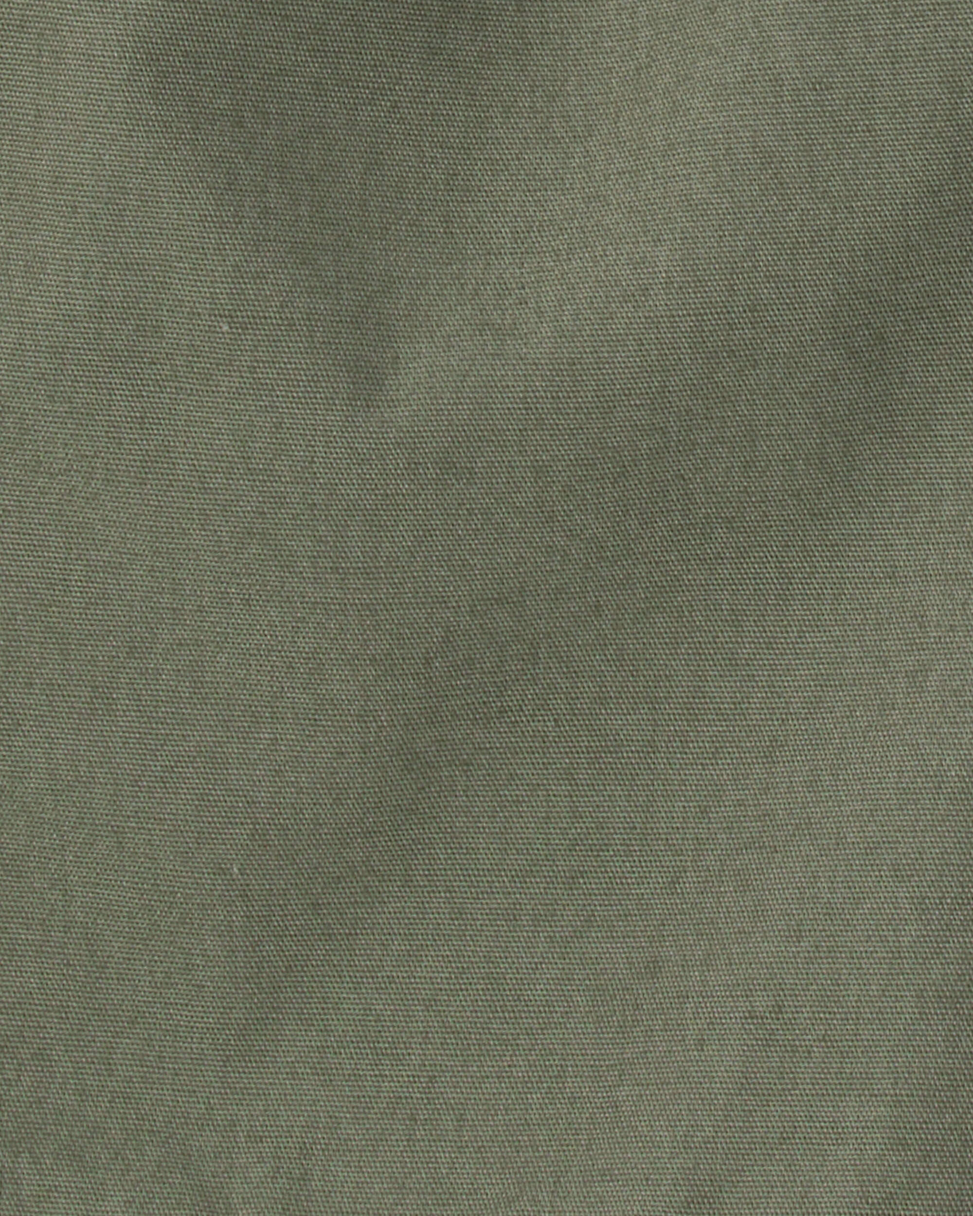 Baby Boy Canvas Shorts - Green