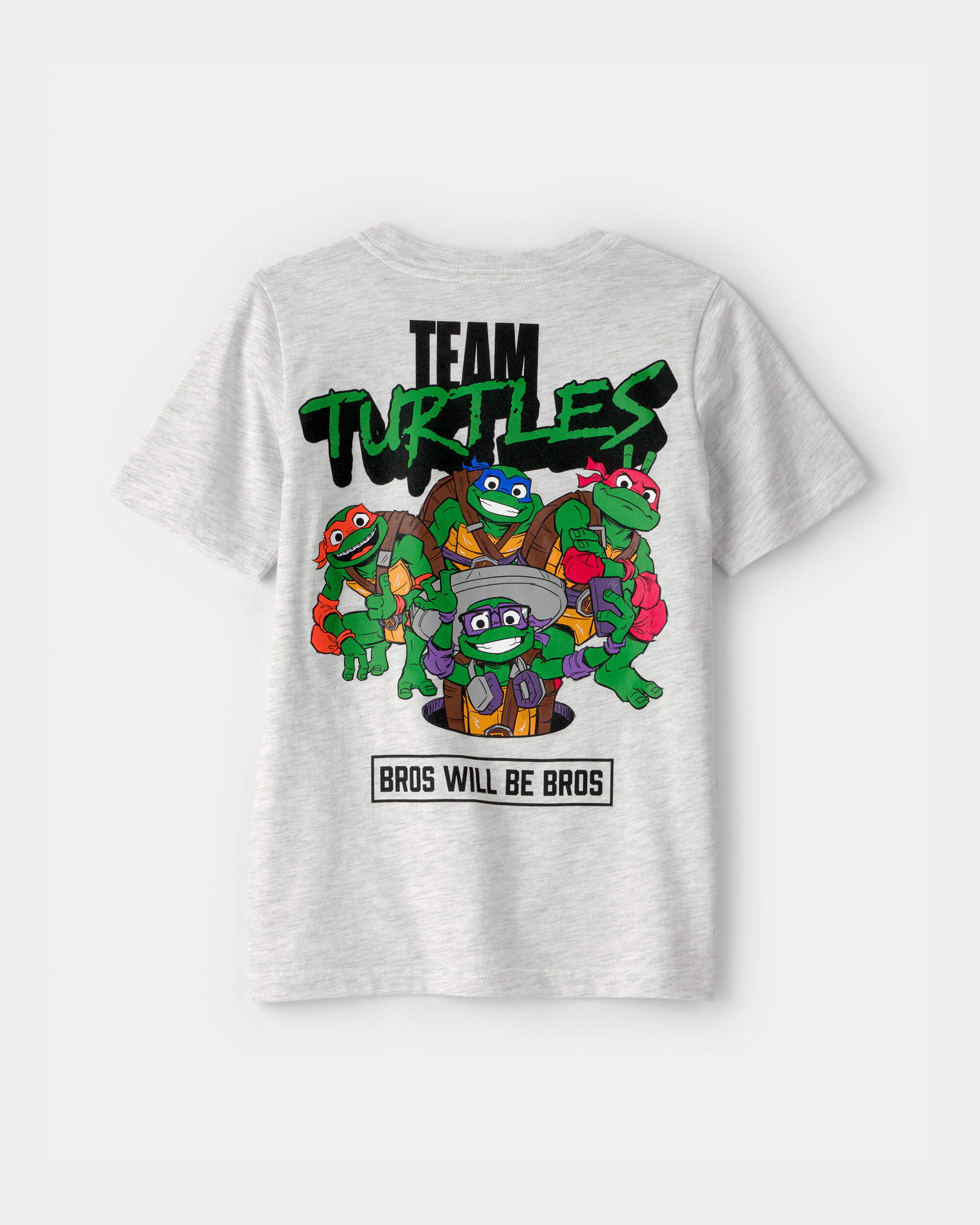 Boys Ninja Turtles Graphic Tee - Grey