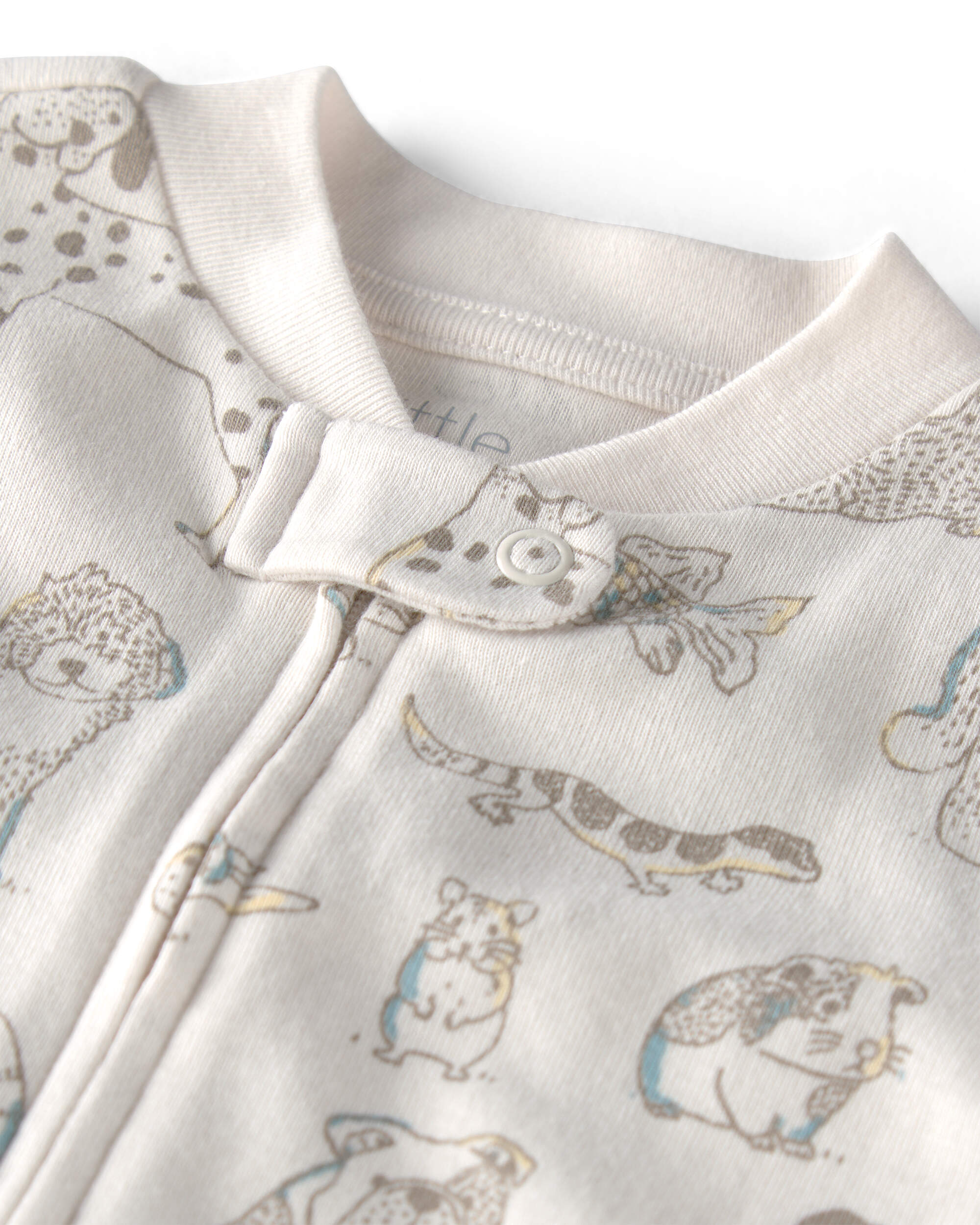 Baby Organic Cotton Sleeper Pyjama Pet-Print