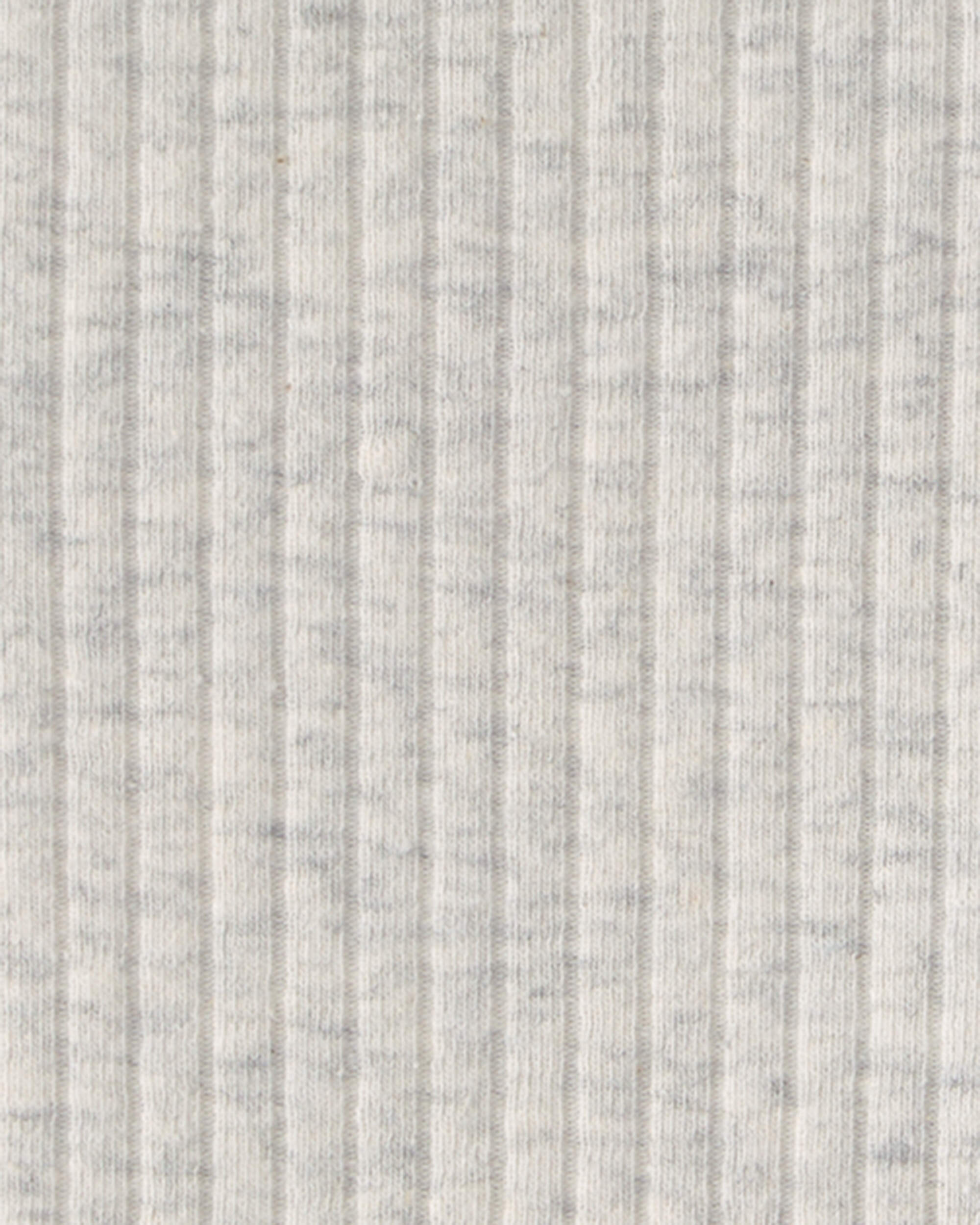 Baby Girl Rib Bike Shorts - Grey