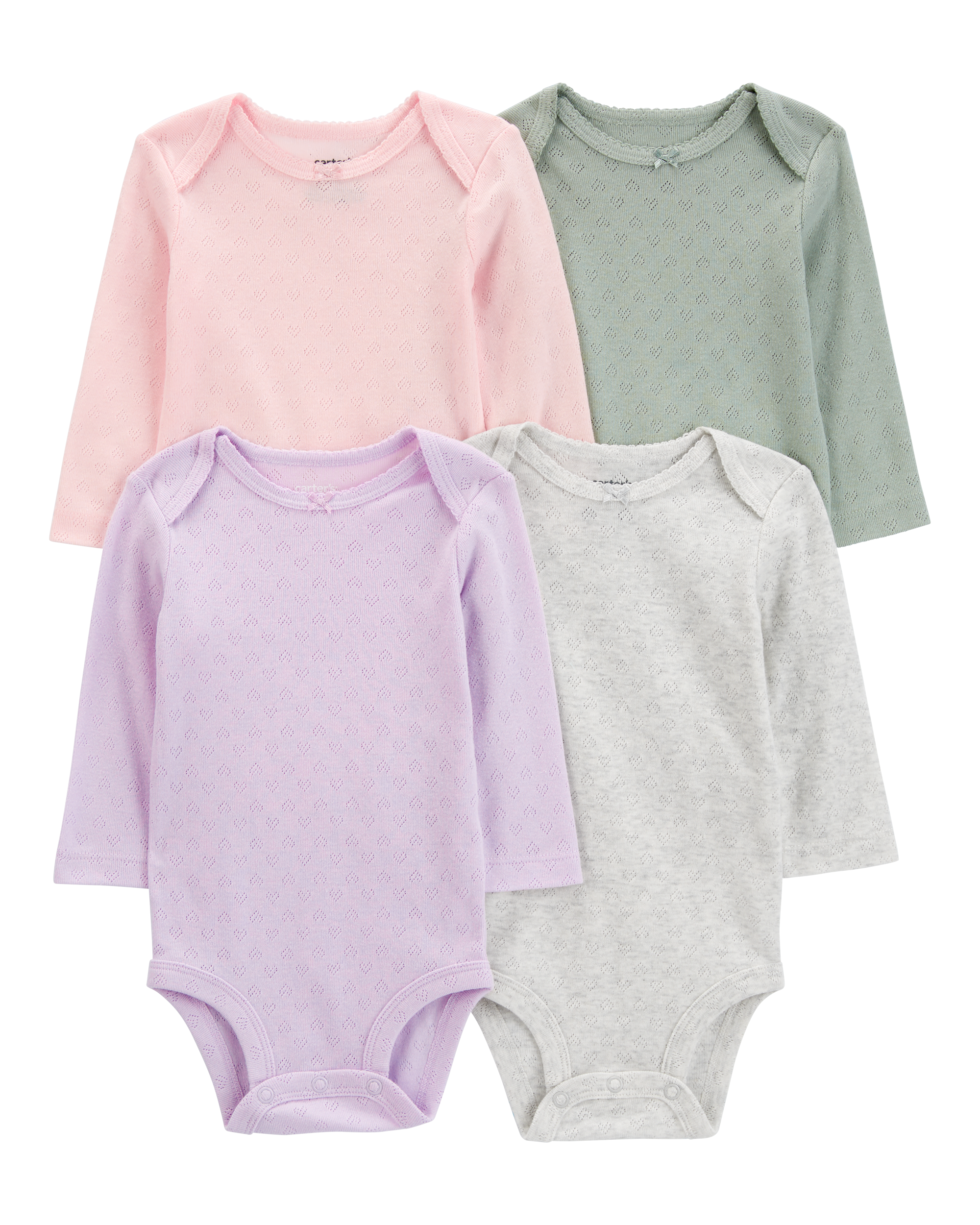 Baby 8-Pack Long-Sleeve Bodysuits