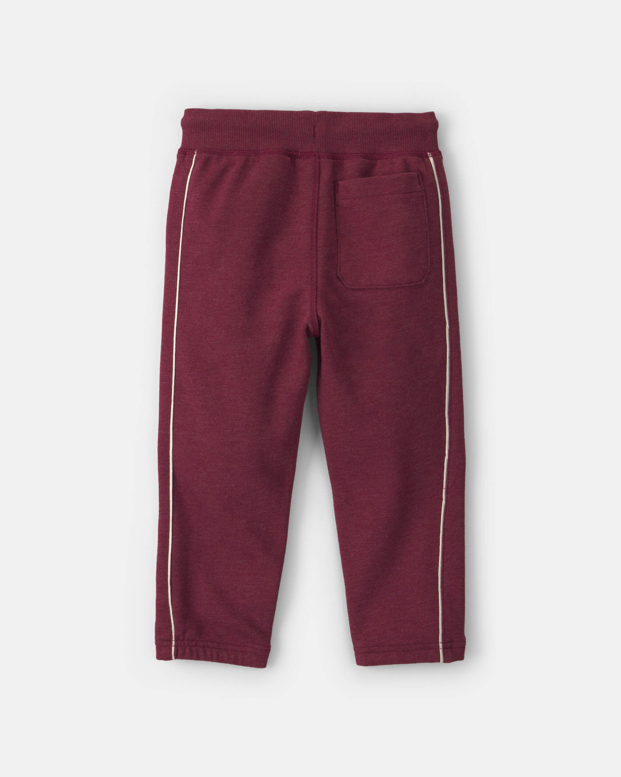 Toddler Boy 'Play' French Terry Joggers - Burgundy