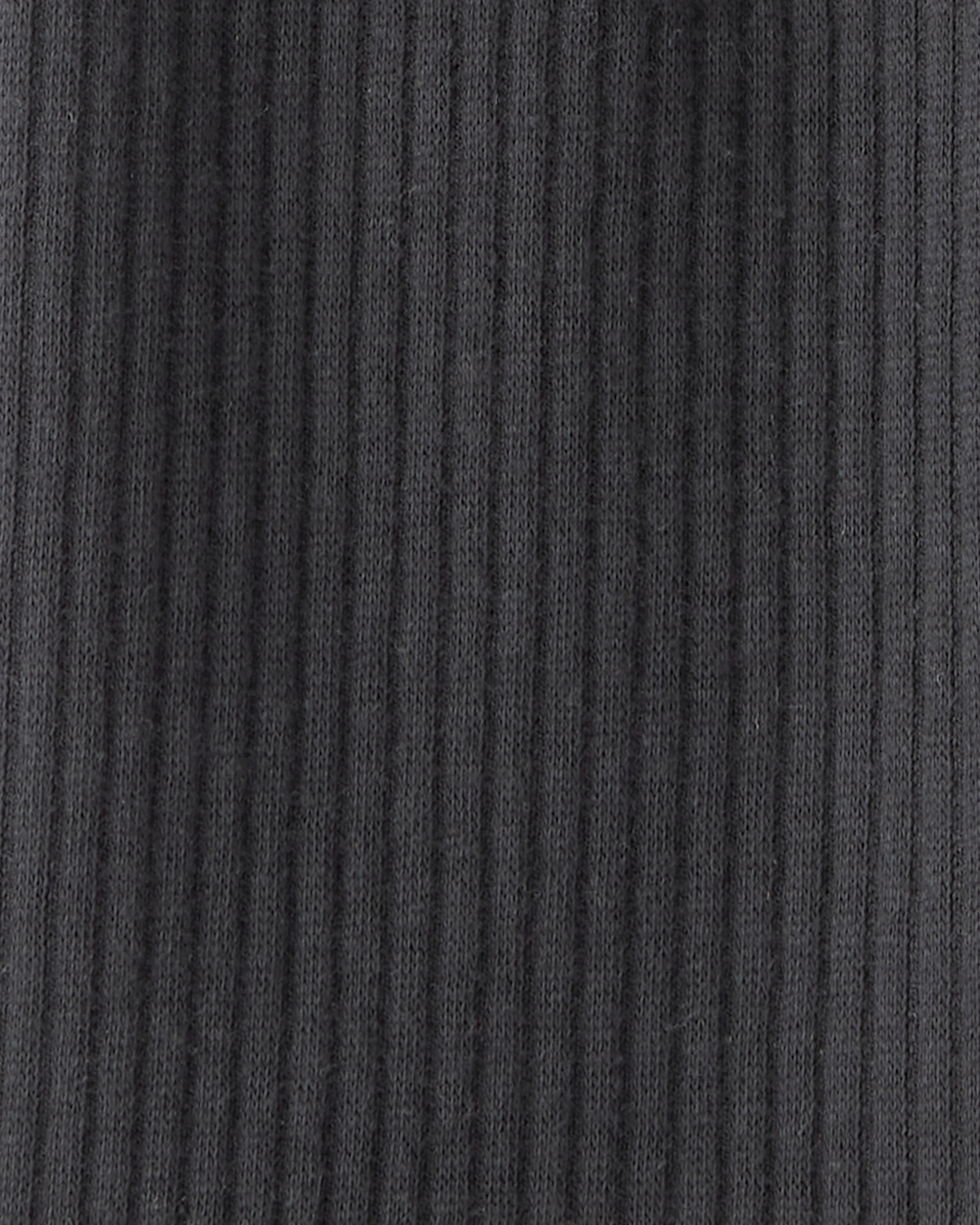 Toddler Girl Pull-On Stretch Rib Leggings - Black