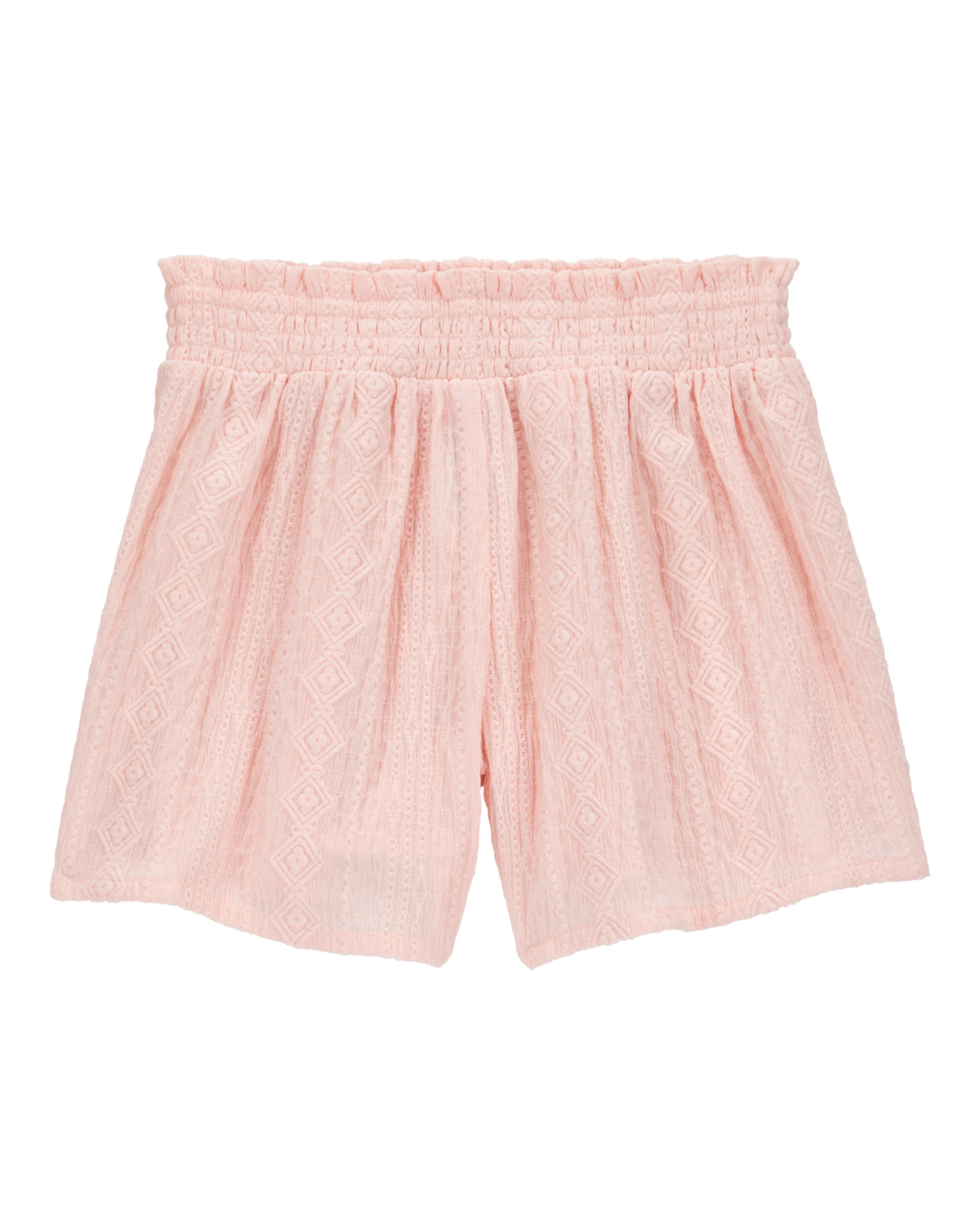Kid Pull-On Smocked Shorts
