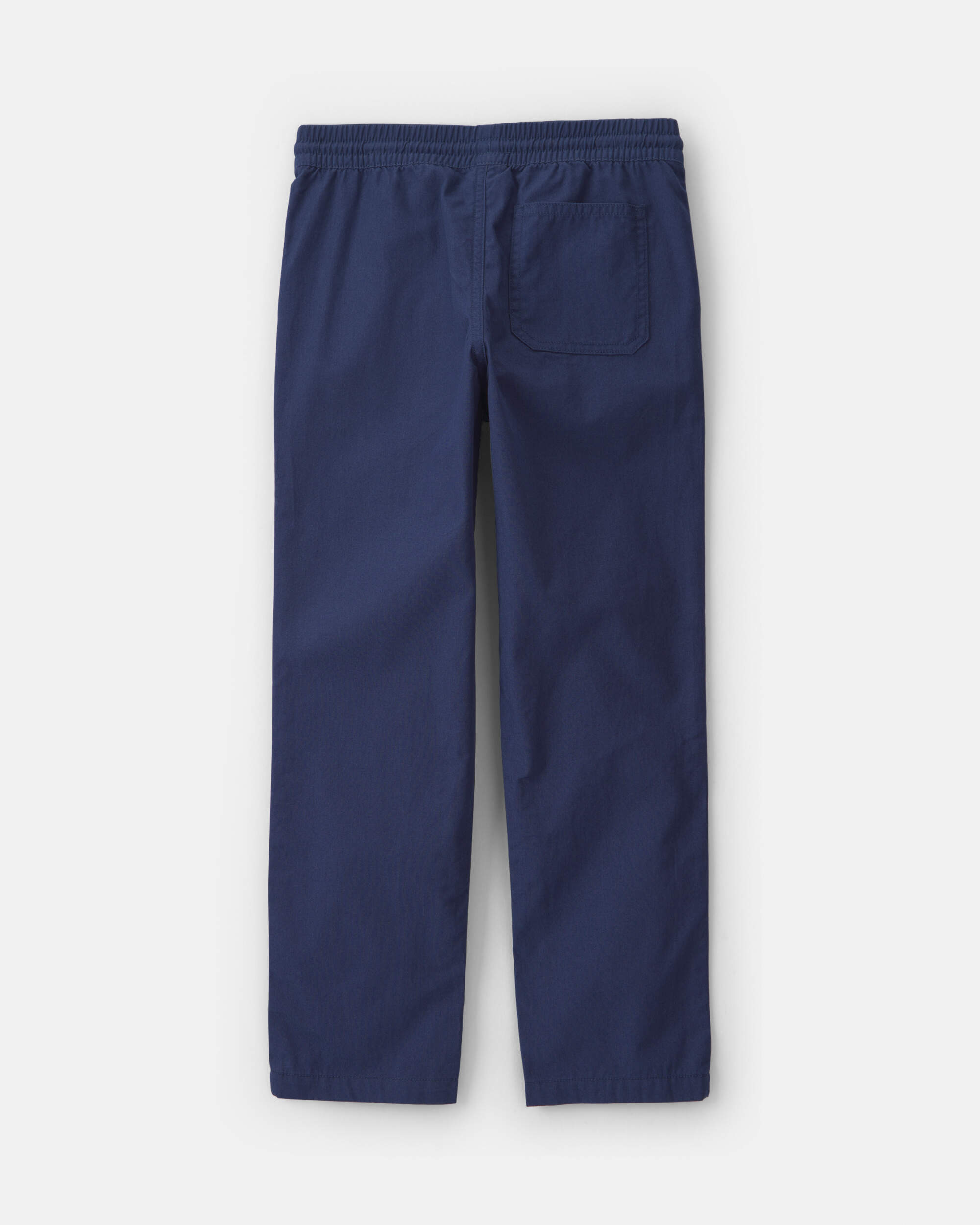 Boys Canvas Pull-On Pants - Navy