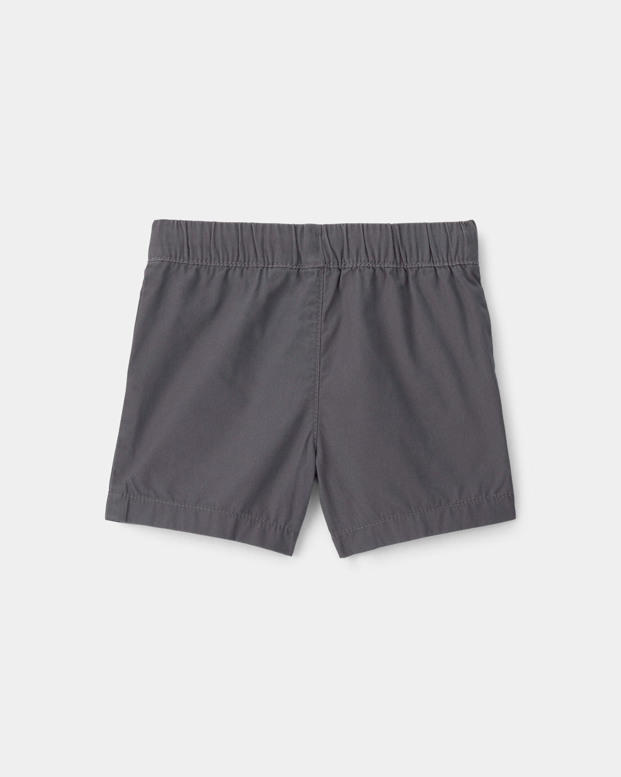 Baby Boy Canvas Shorts - Grey