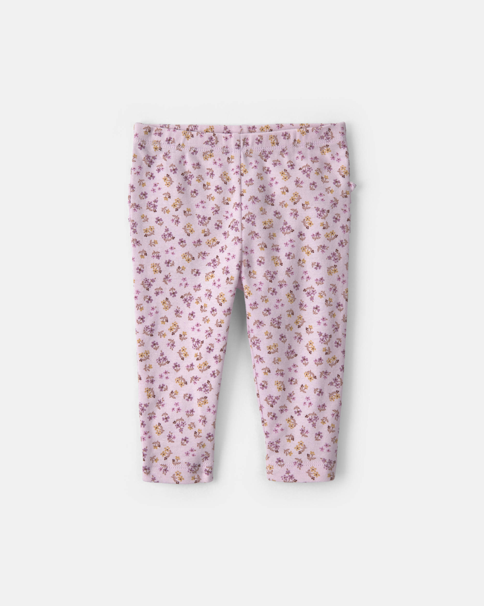 Baby Girl 3-Piece Floral Bodysuits & Pant Set - Purple