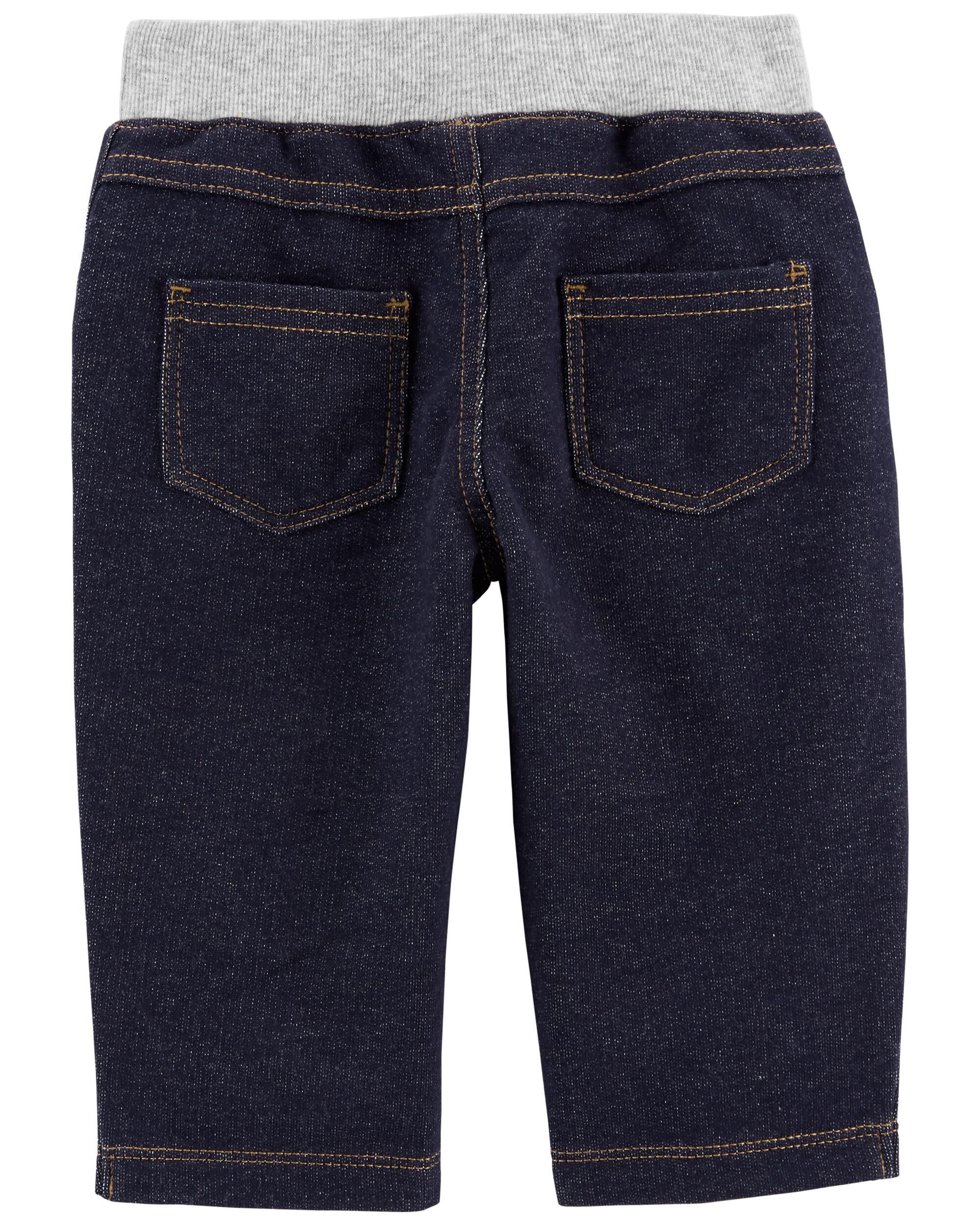 Carters stretch waist hotsell pull on jeans