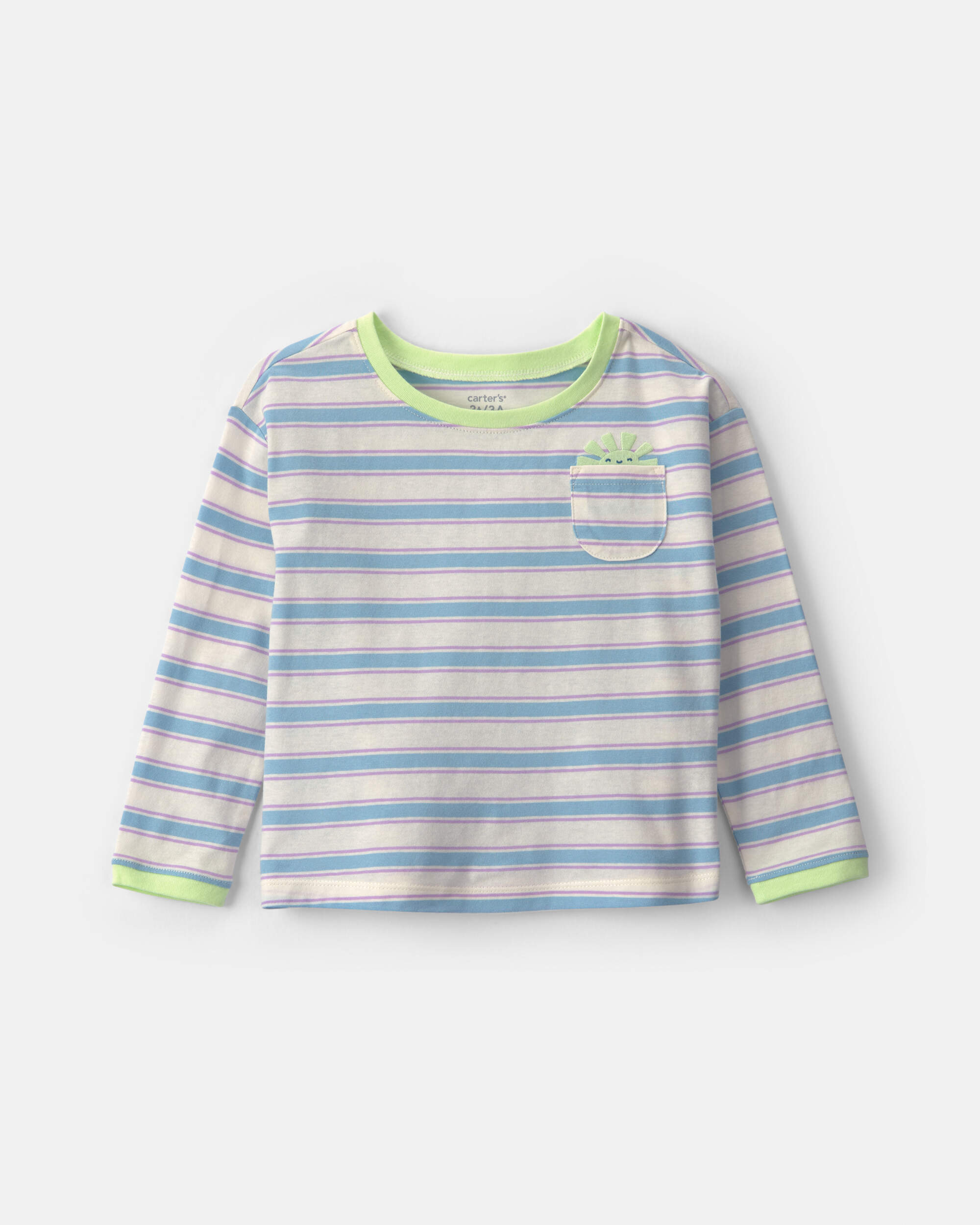 Toddler Girl Striped Long-Sleeve Top - Multi