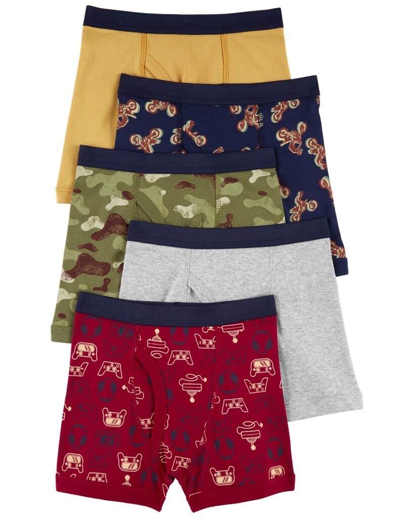 Boys 5-Pack Boxer Briefs