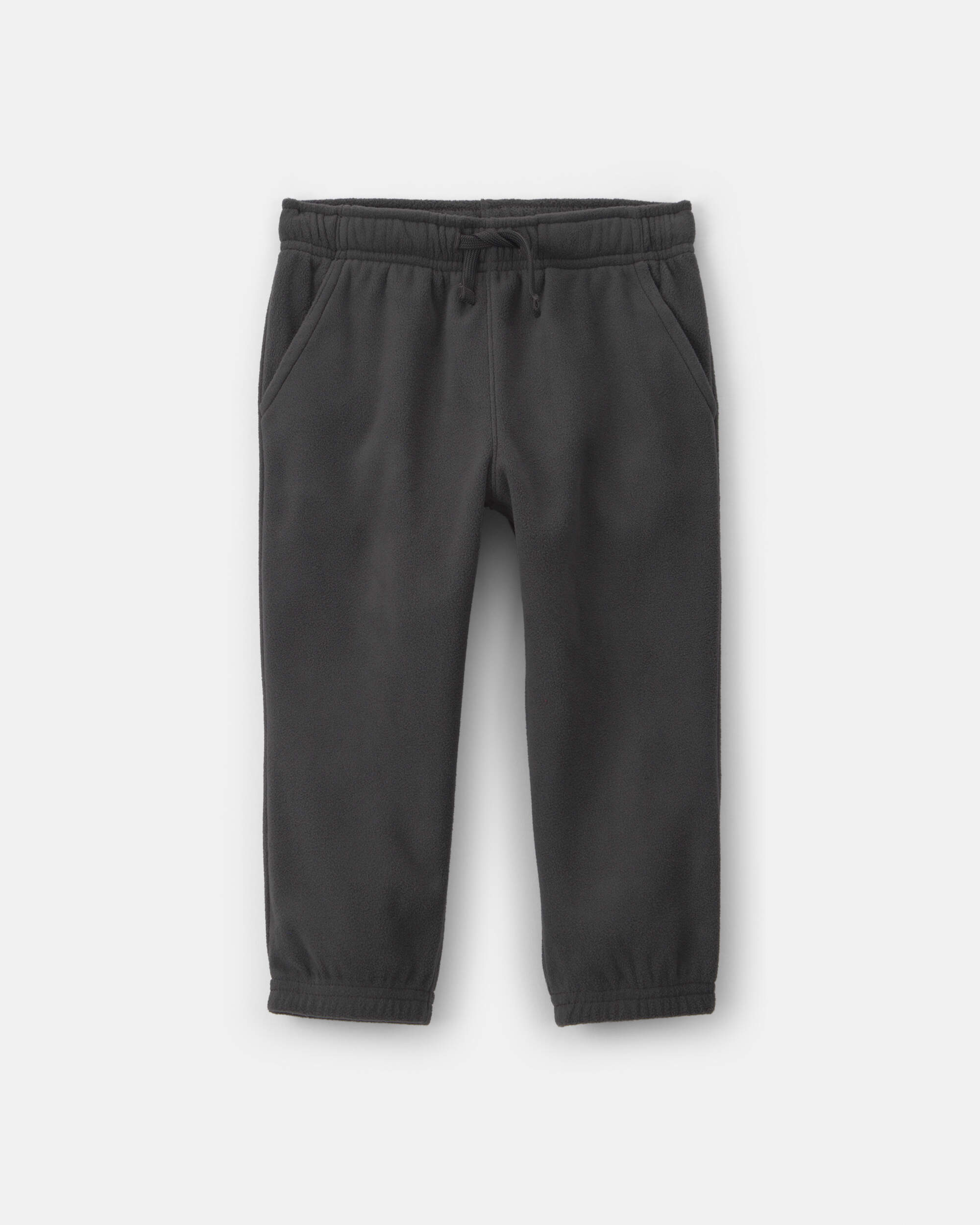 Toddler Boy Microfleece Pants - Black
