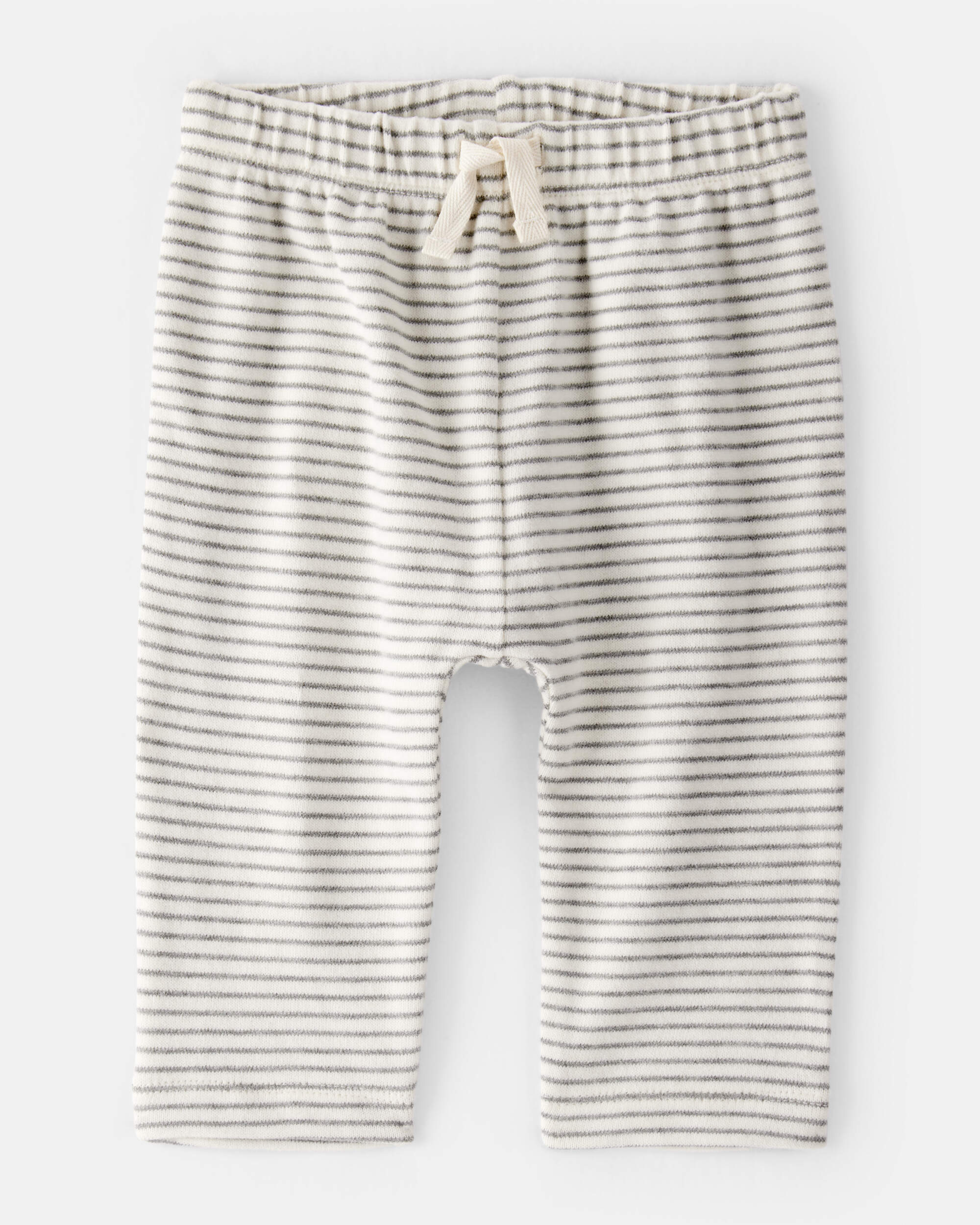 Baby Boy Striped Pants - Grey