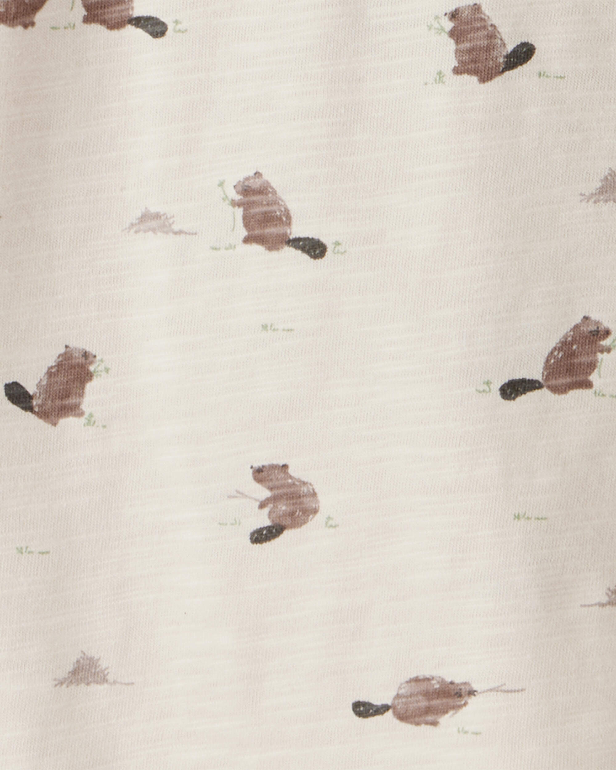 Toddler Boy 2-Pack Organic Cotton Tees Beavers' Creek Print