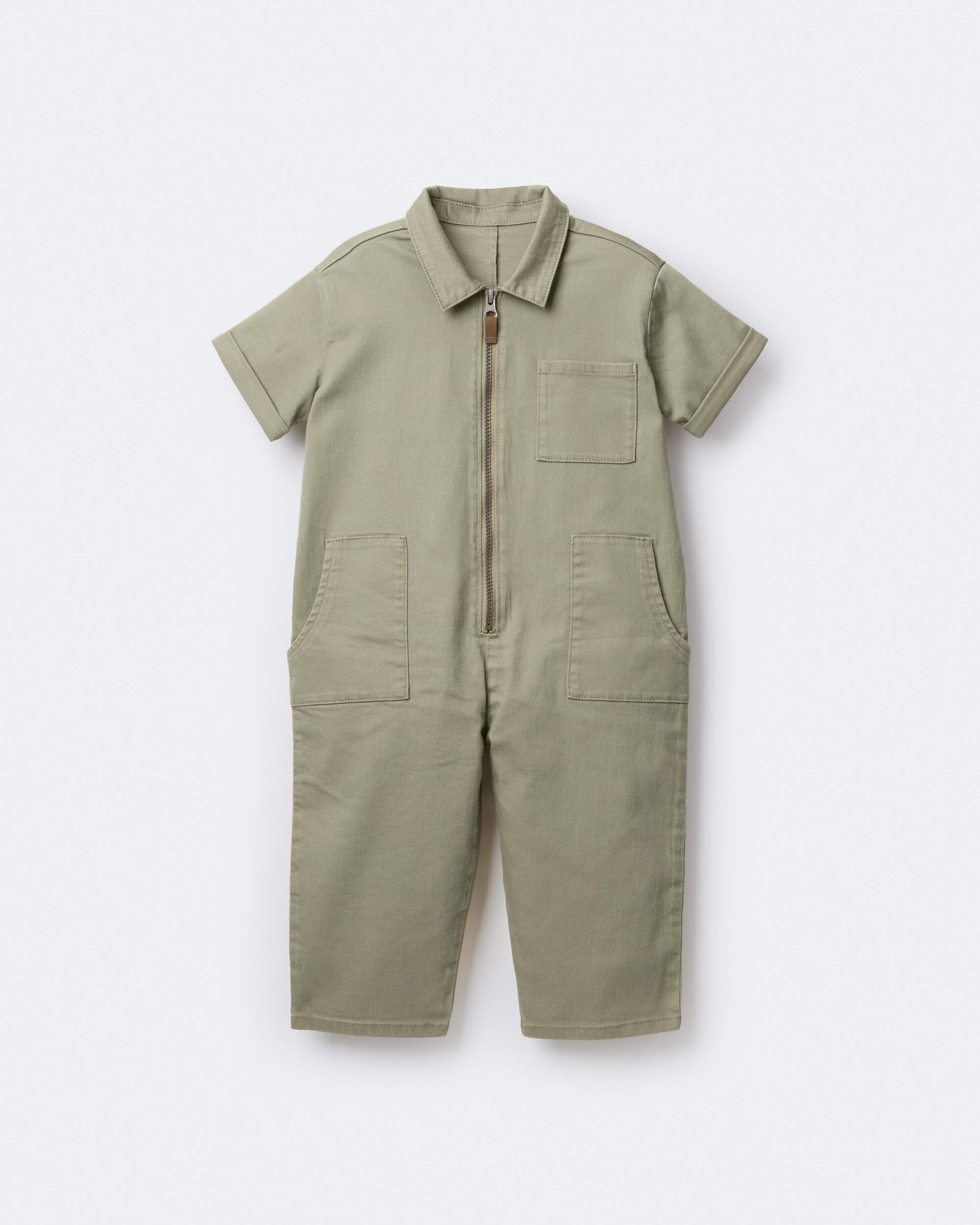 Toddler Day Out™ Jumpsuit - Olive