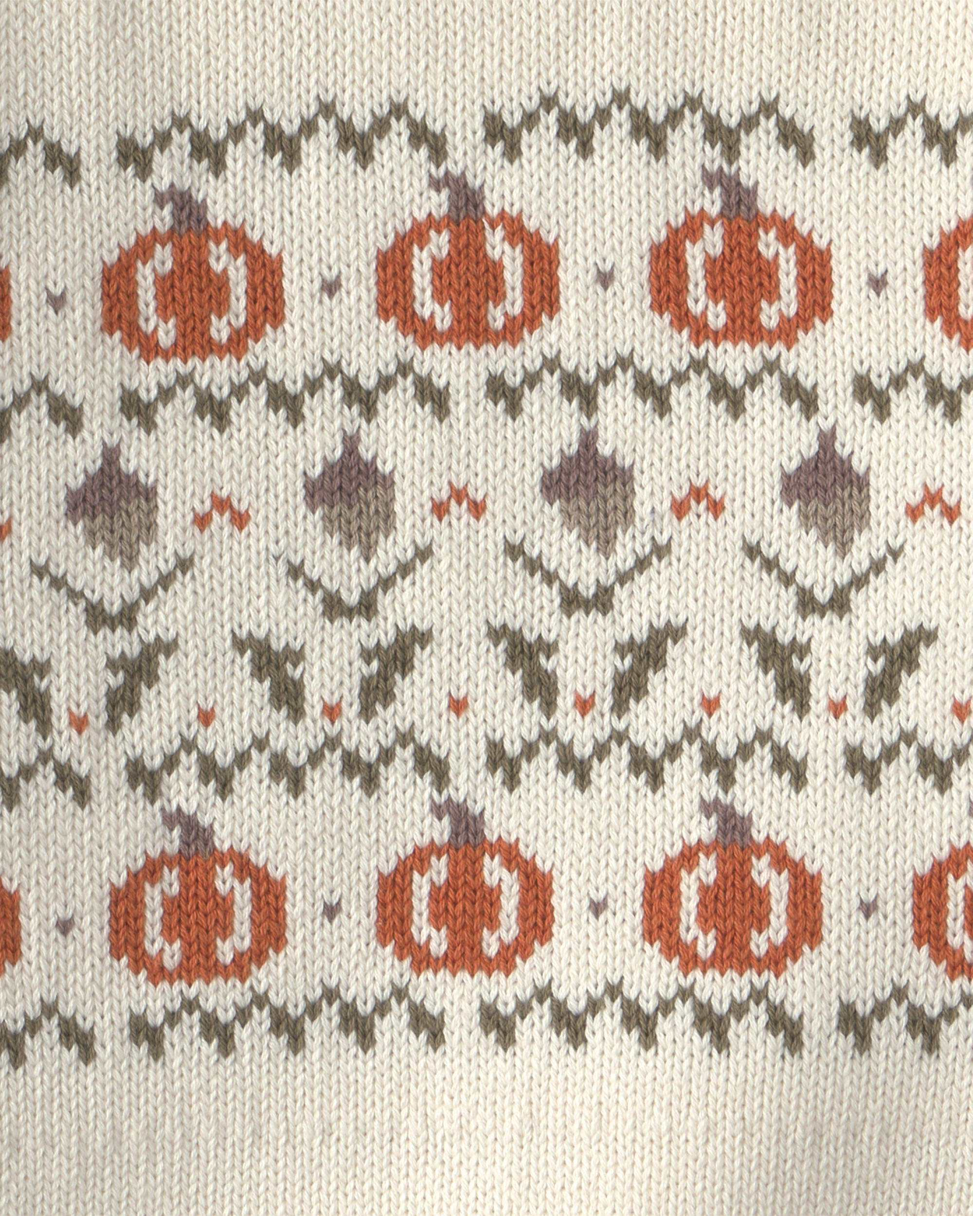 Toddler Organic Cotton Fair Isle Sweater Knit Pullover