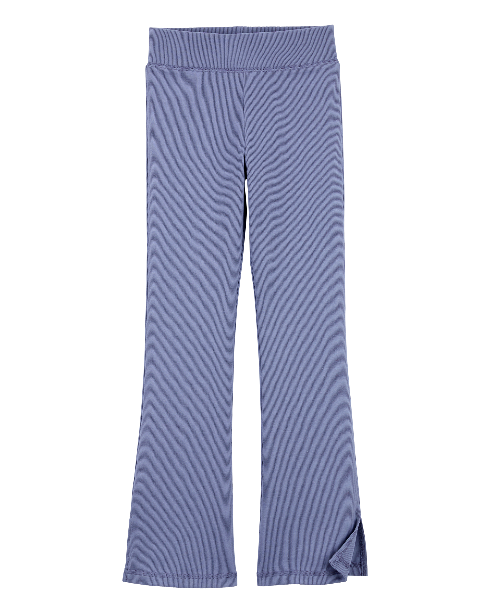Kid 
High-Rise Ribbed Flare Pants