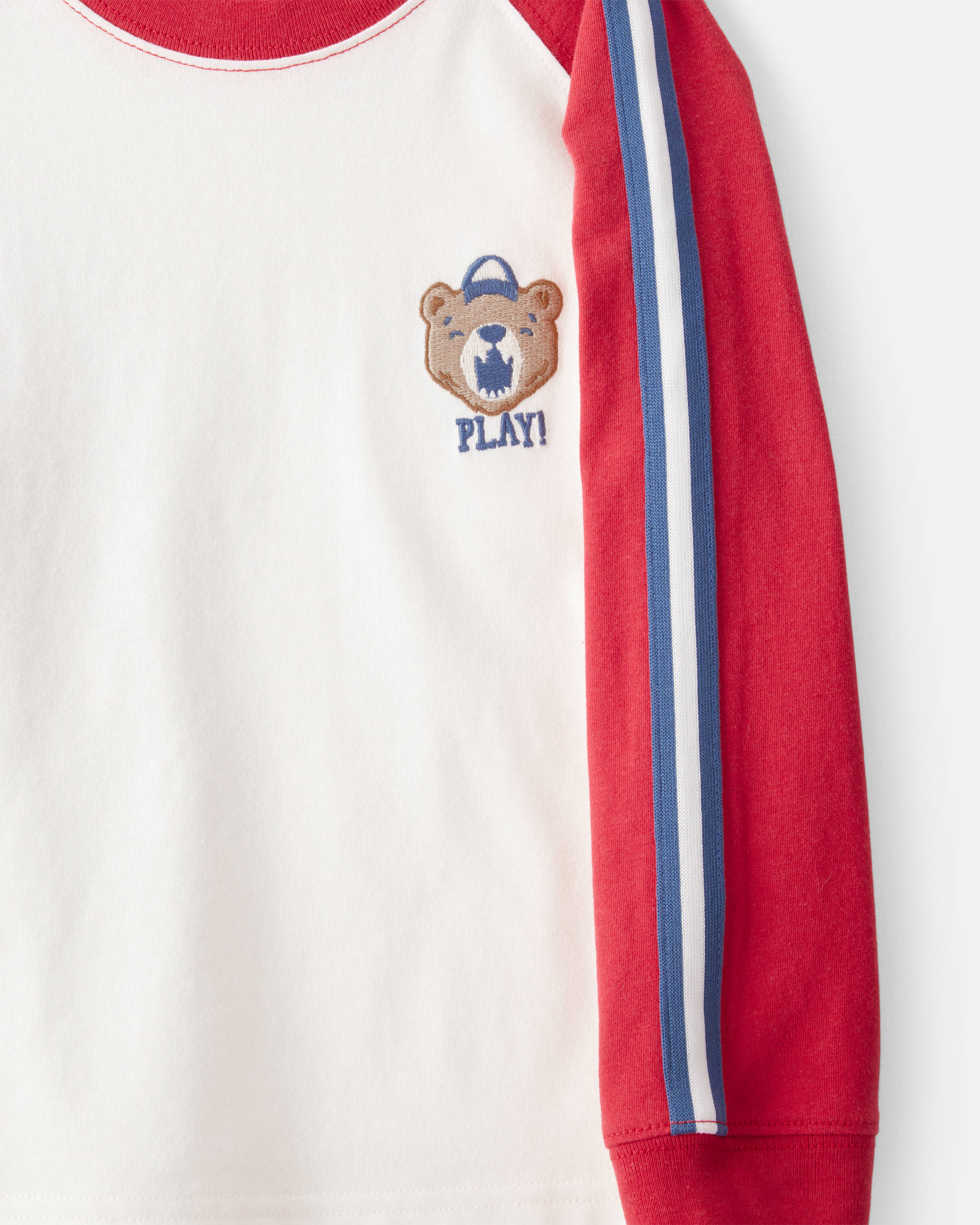 Baby Boy Play Long-Sleeve Tee - White