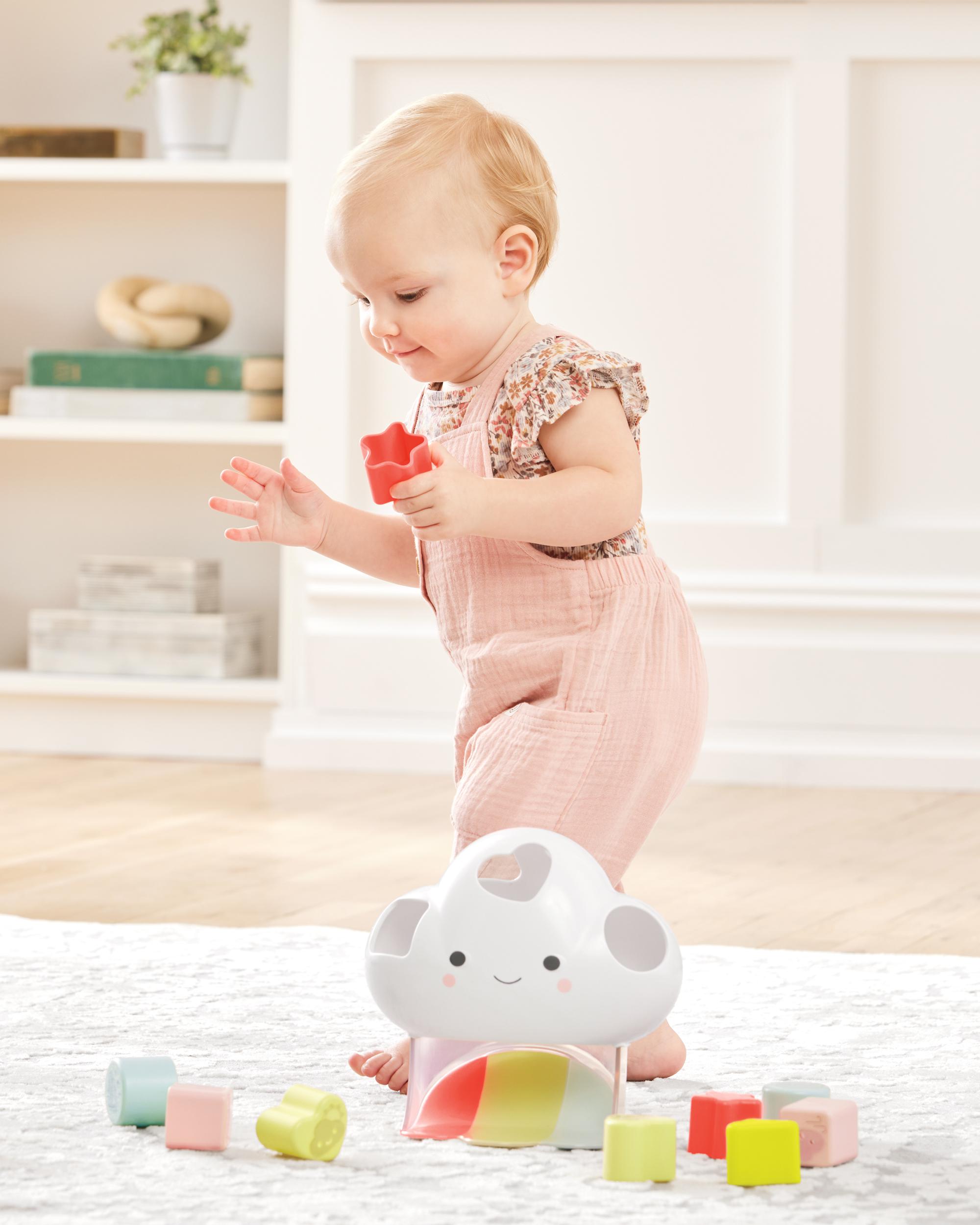 Silver Lining Cloud Feelings Shape Sorter Baby Toy