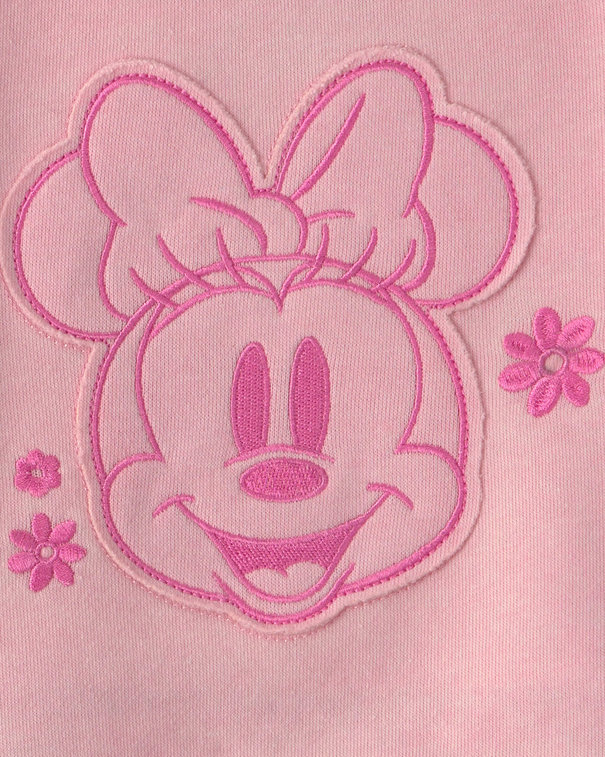 Baby Girl 2-Piece Disney© Minnie Mouse French Terry Top & Short Set - Pink