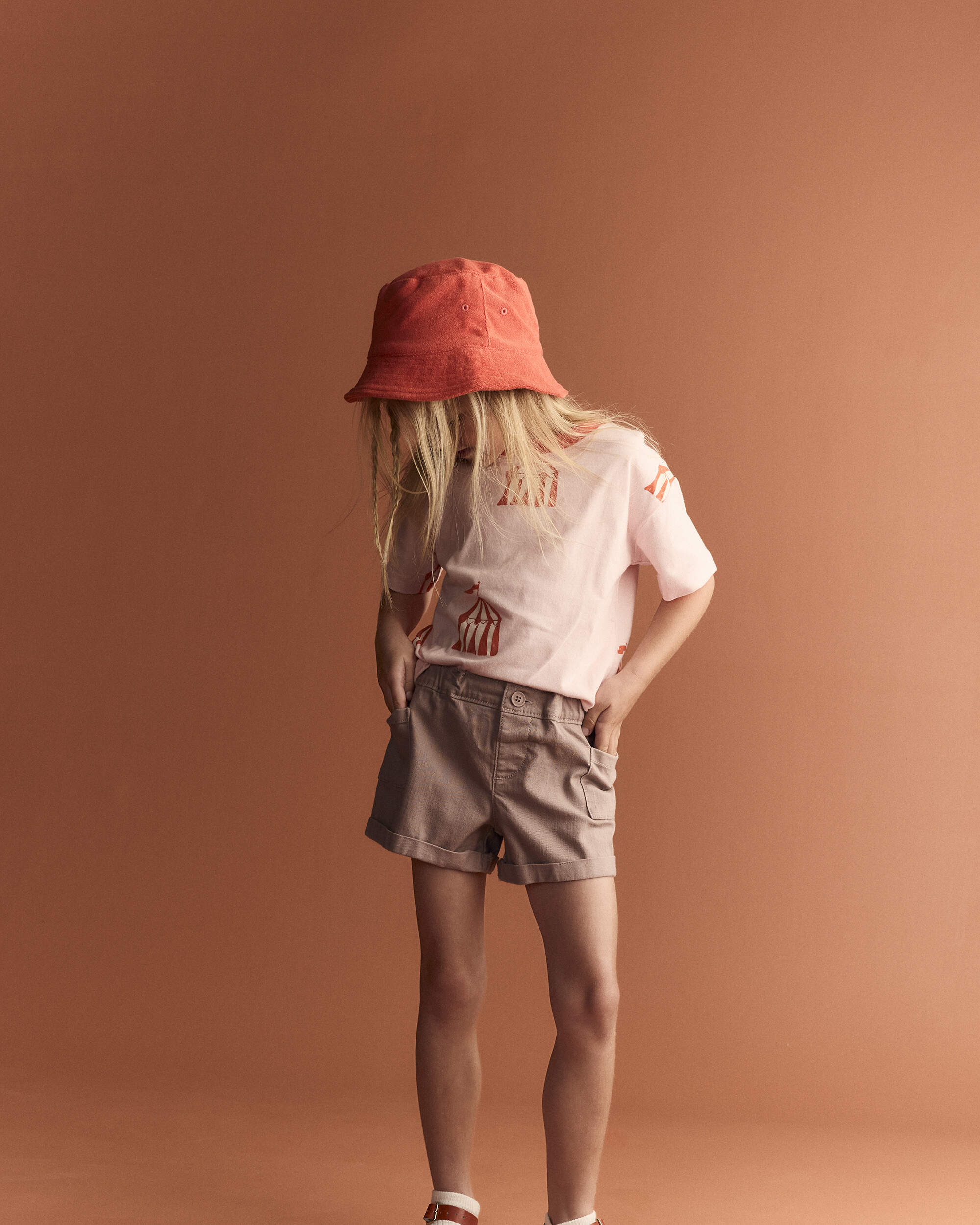 Toddler Girl Mom Short - Mauve