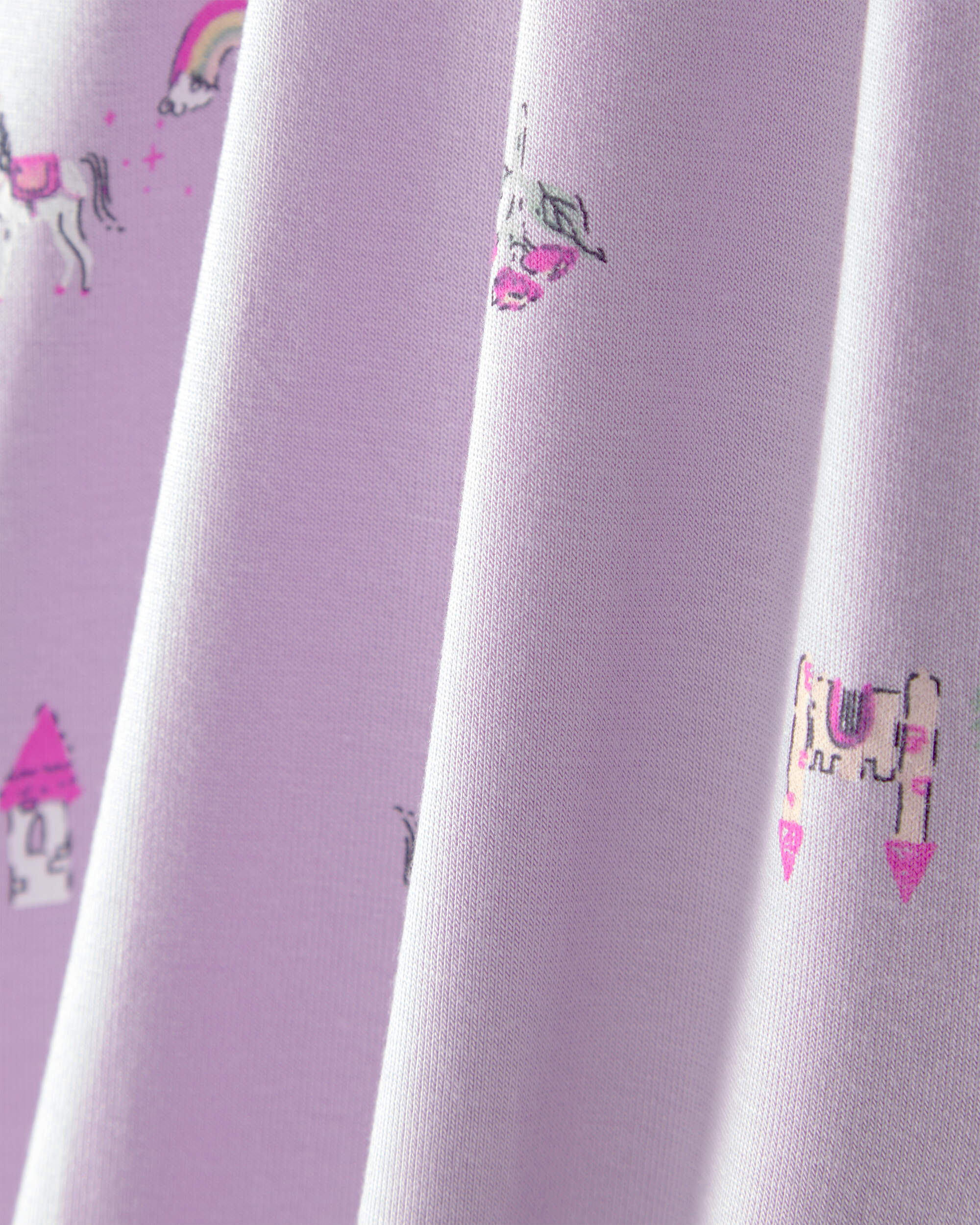 Baby Girl Fairytale 2-Way Zip PurelySoft Sleeper - Purple