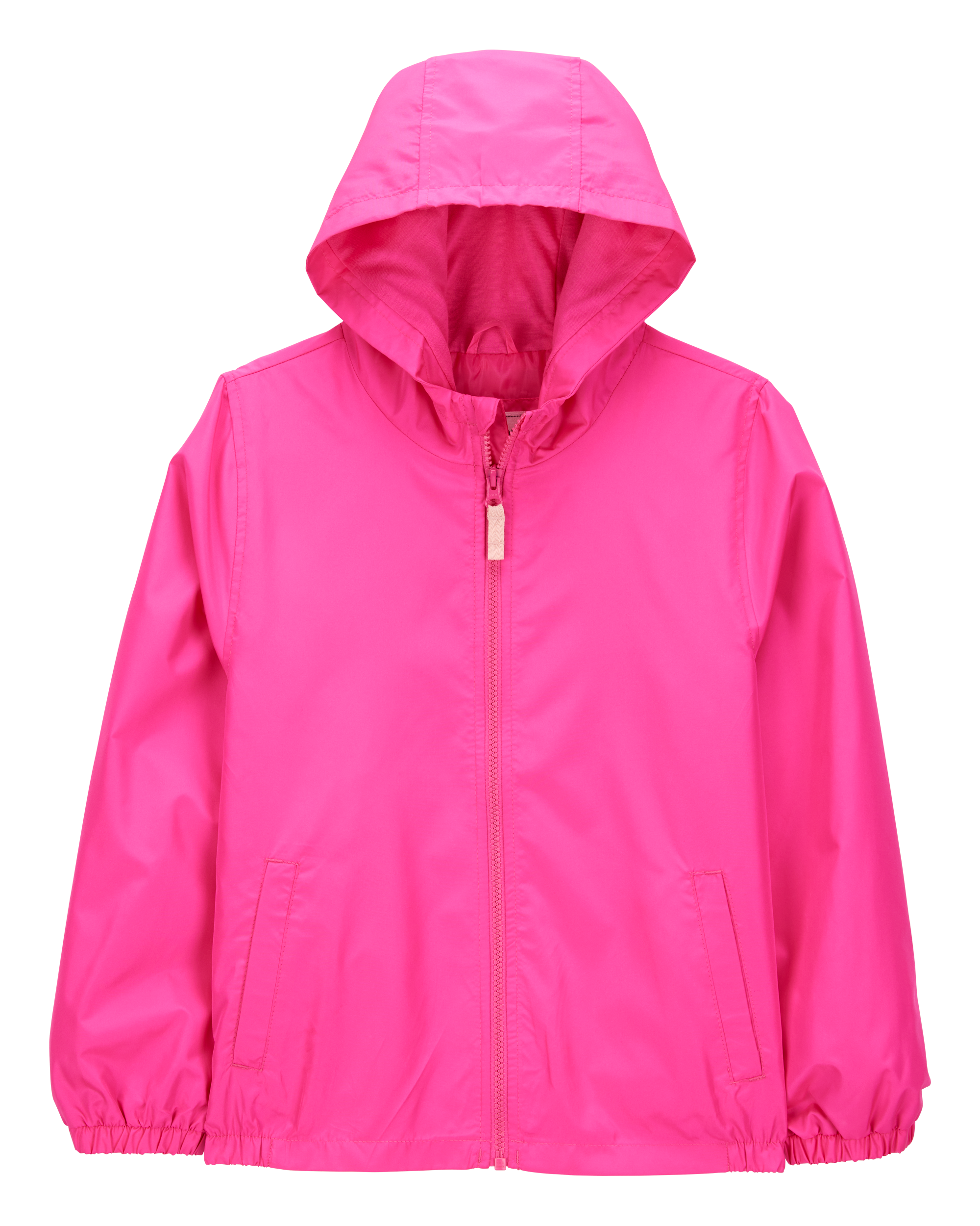 Kid Solid Windbreaker Jacket - Pink