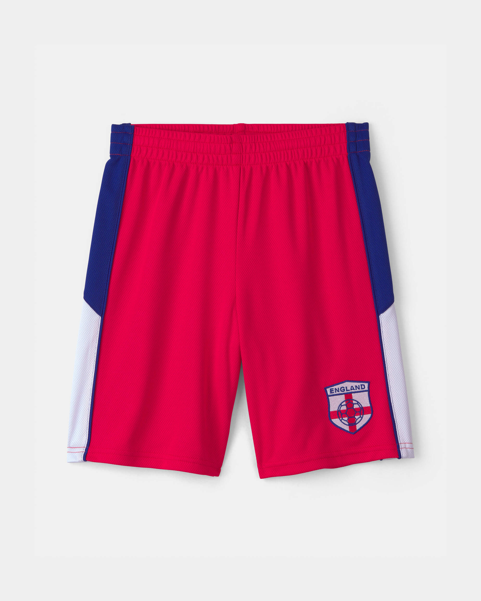 Kids 2-Piece Umbro England Soccer Jersey & Short Set - Red/Blue/White