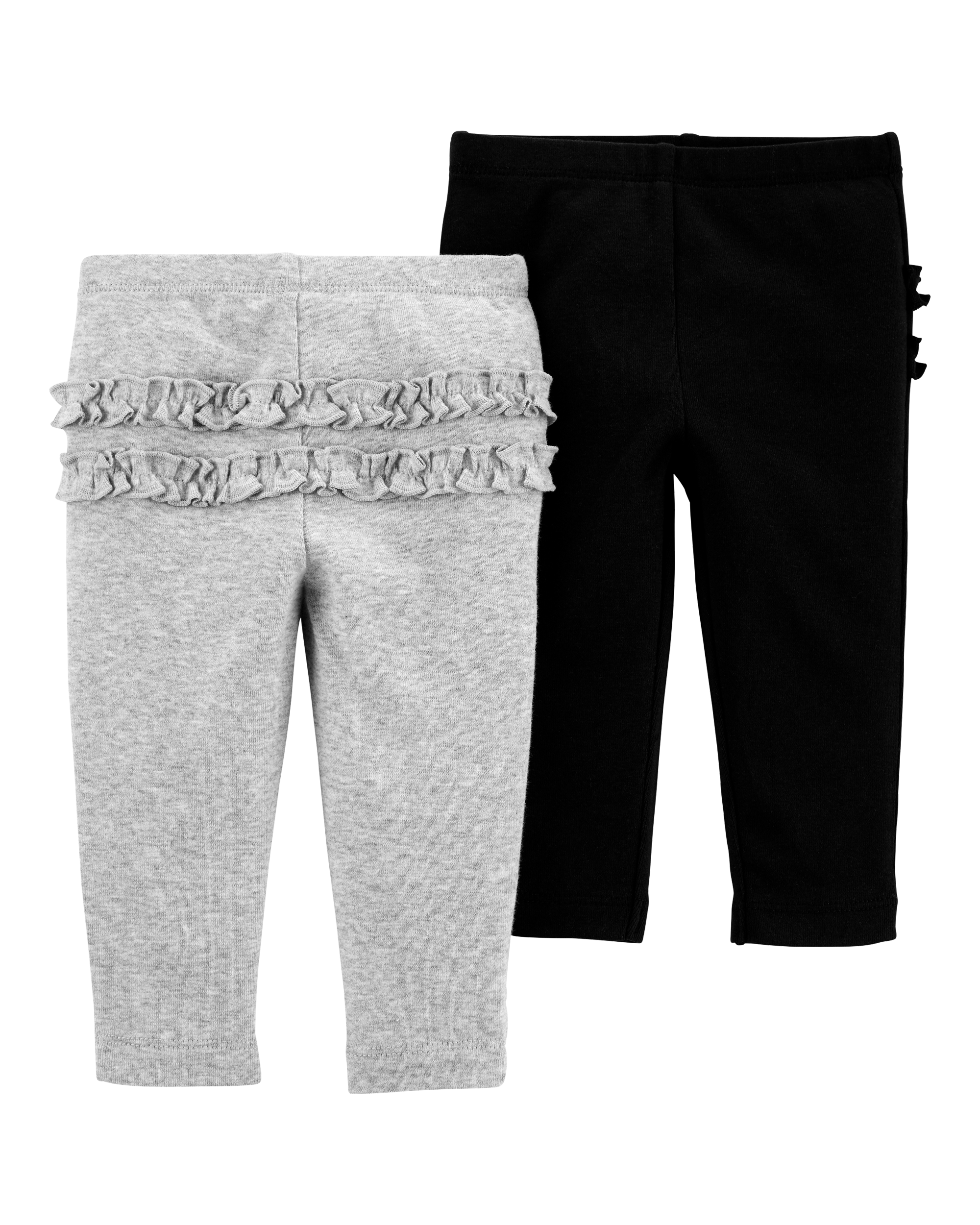 Baby 4-Pack Ruffle-Detail Cotton Pants