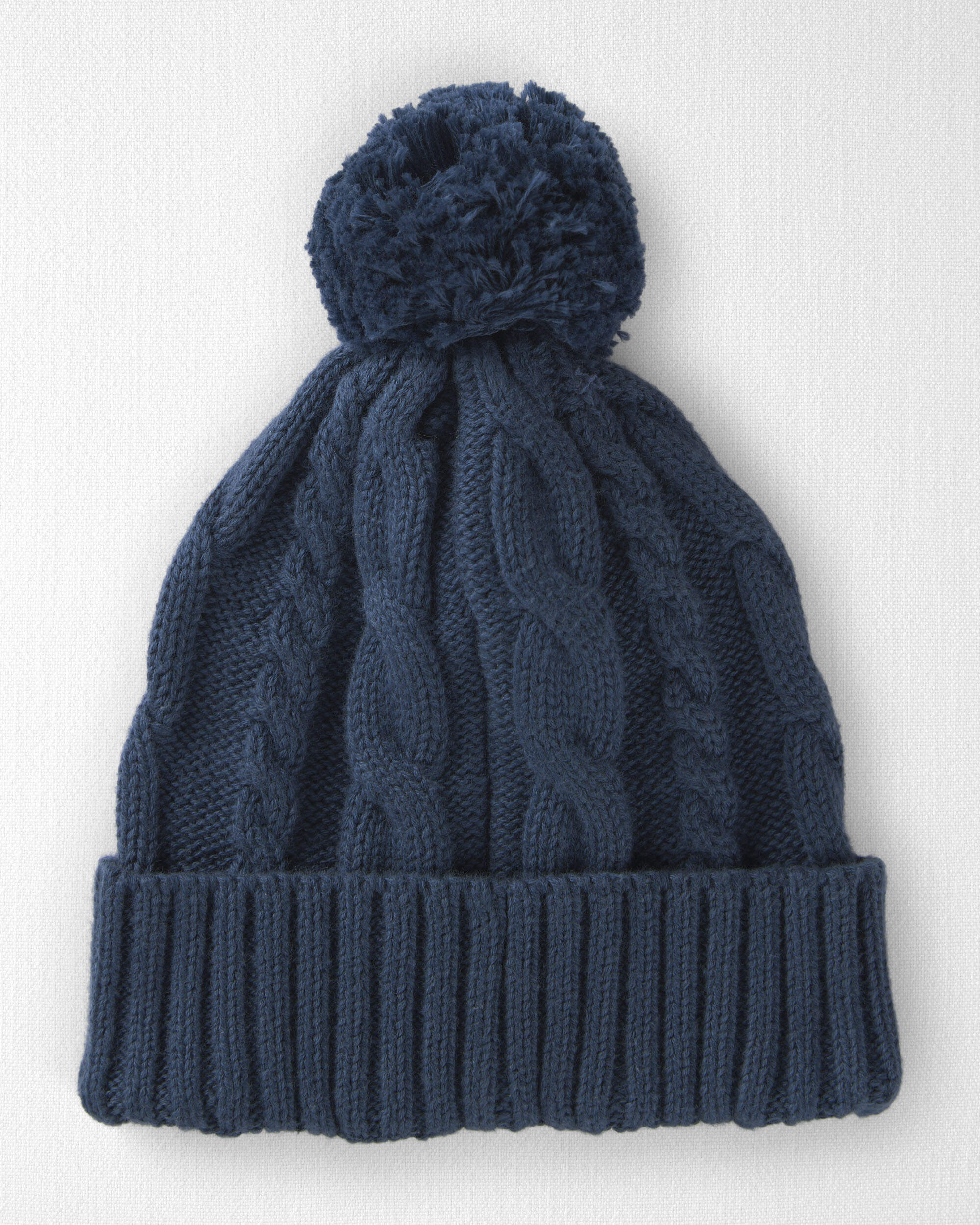 Baby Organic Cotton Cable Knit Winter Hat