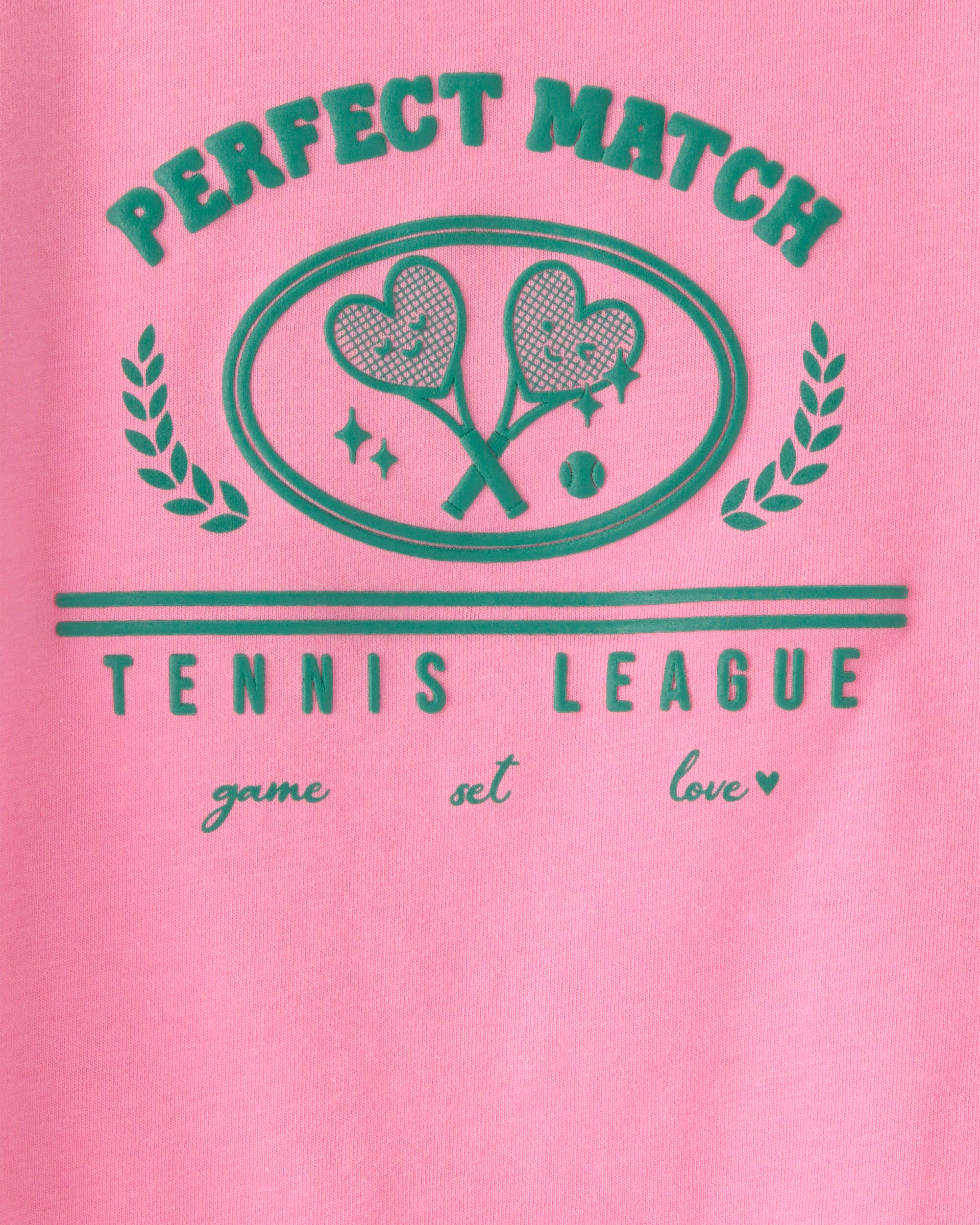 Toddler Girl 'Perfect Match' Top - Pink