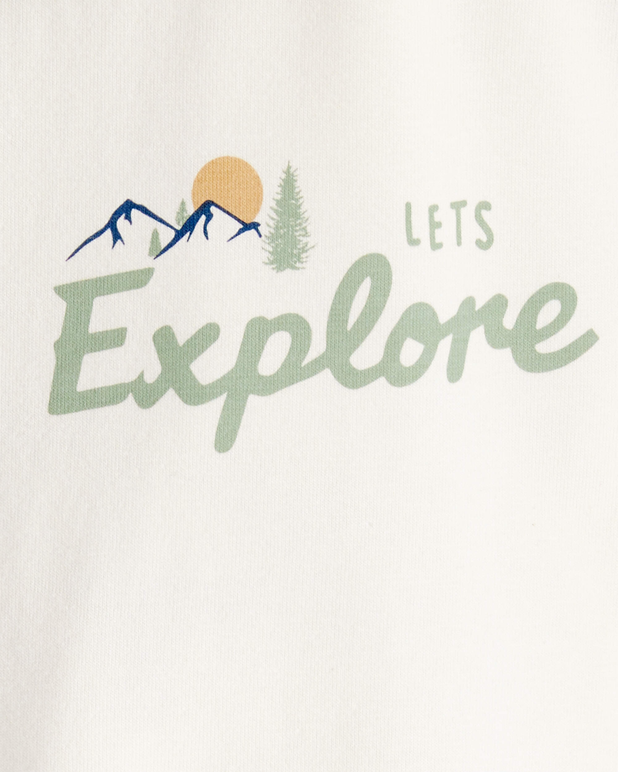 Toddler Organic Cotton Let's Explore Long-Sleeve Tee