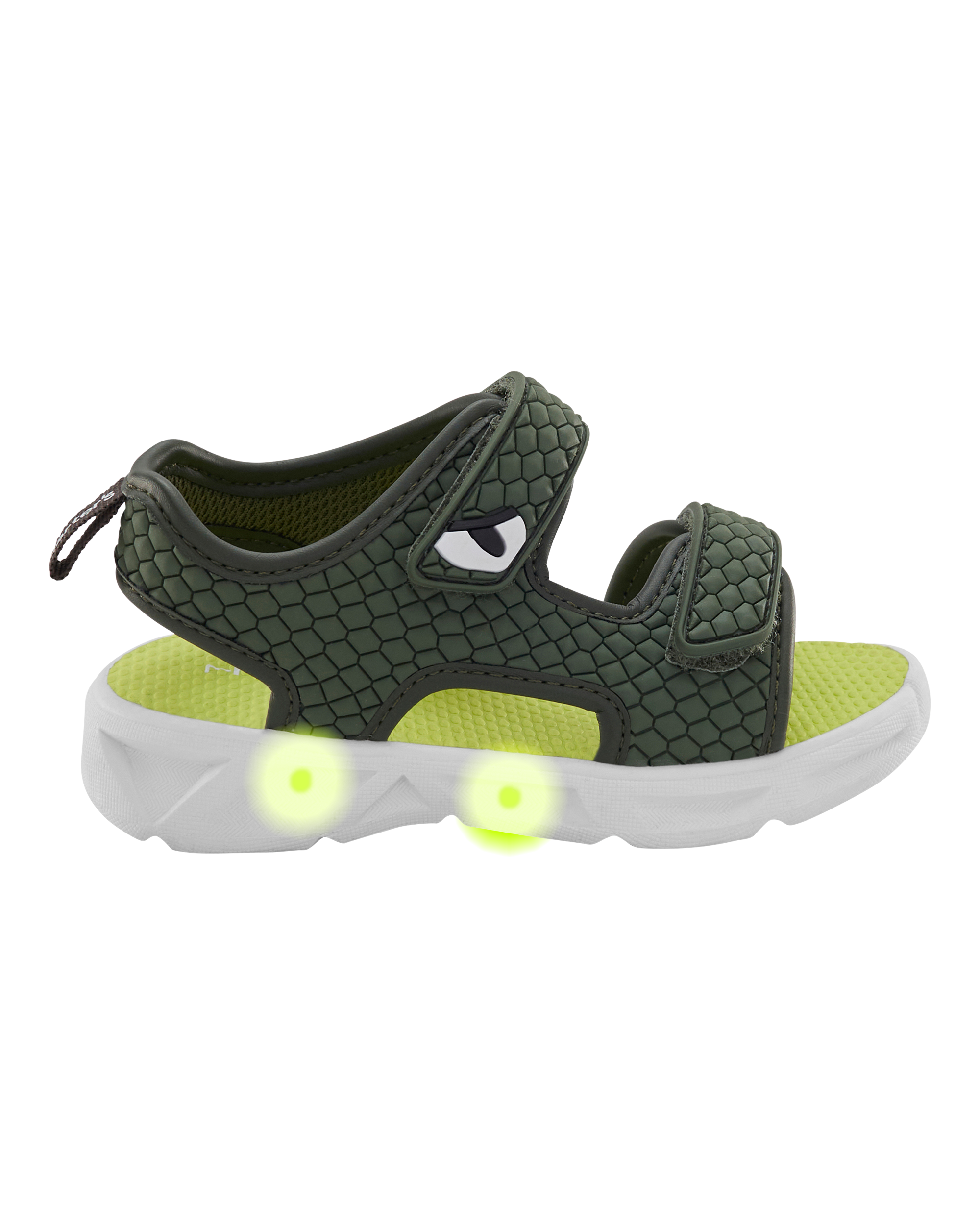 Toddler Rugged Light Up Sandals - Green