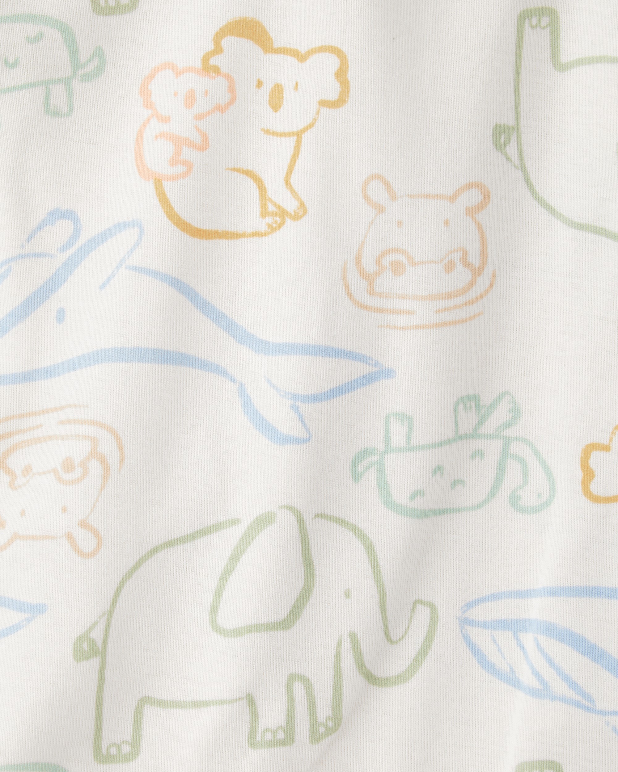 Baby 3-Piece Animal Bodysuits & Pant Set - Blue/White