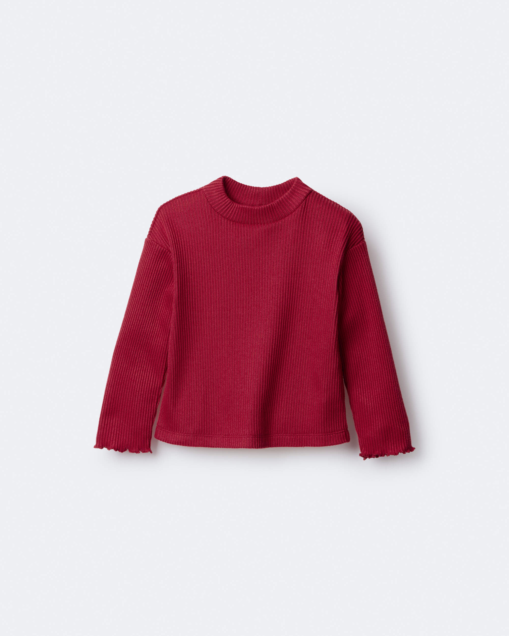Toddler Girl Mock Neck Long-Sleeve Top - Red