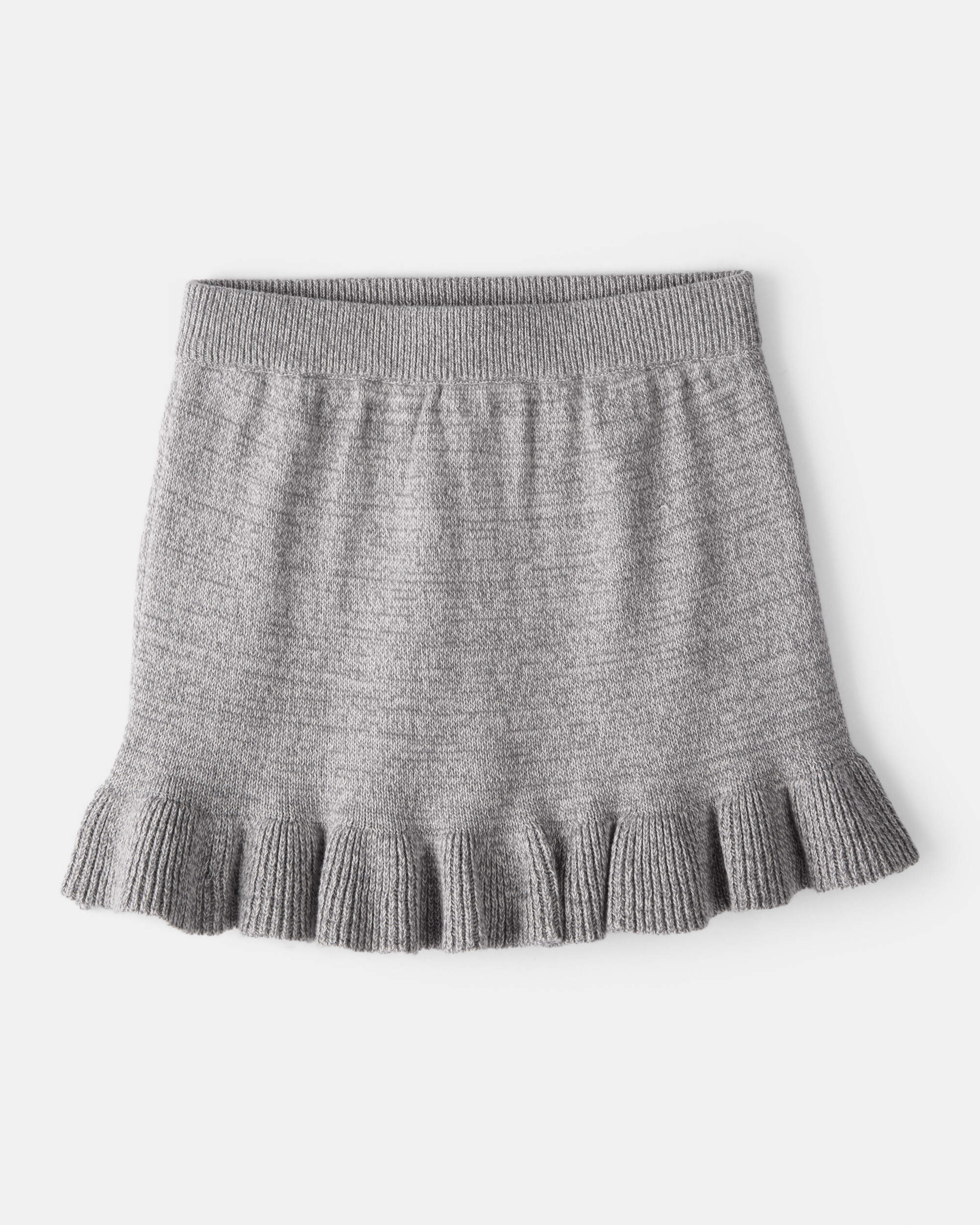 Toddler Girl 100% Cotton Skirt - Grey