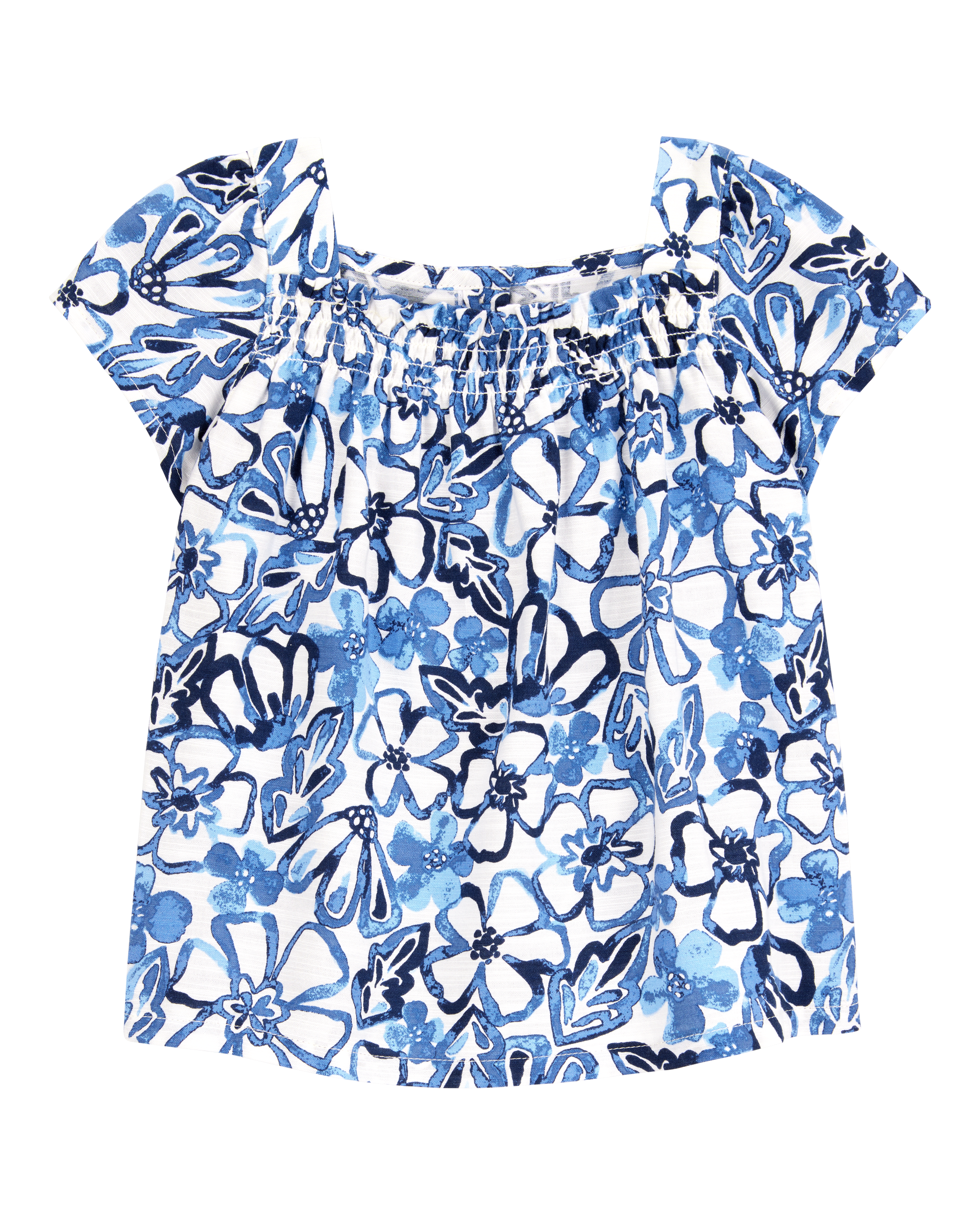 Baby Floral Short-Sleeve Fashion Top
