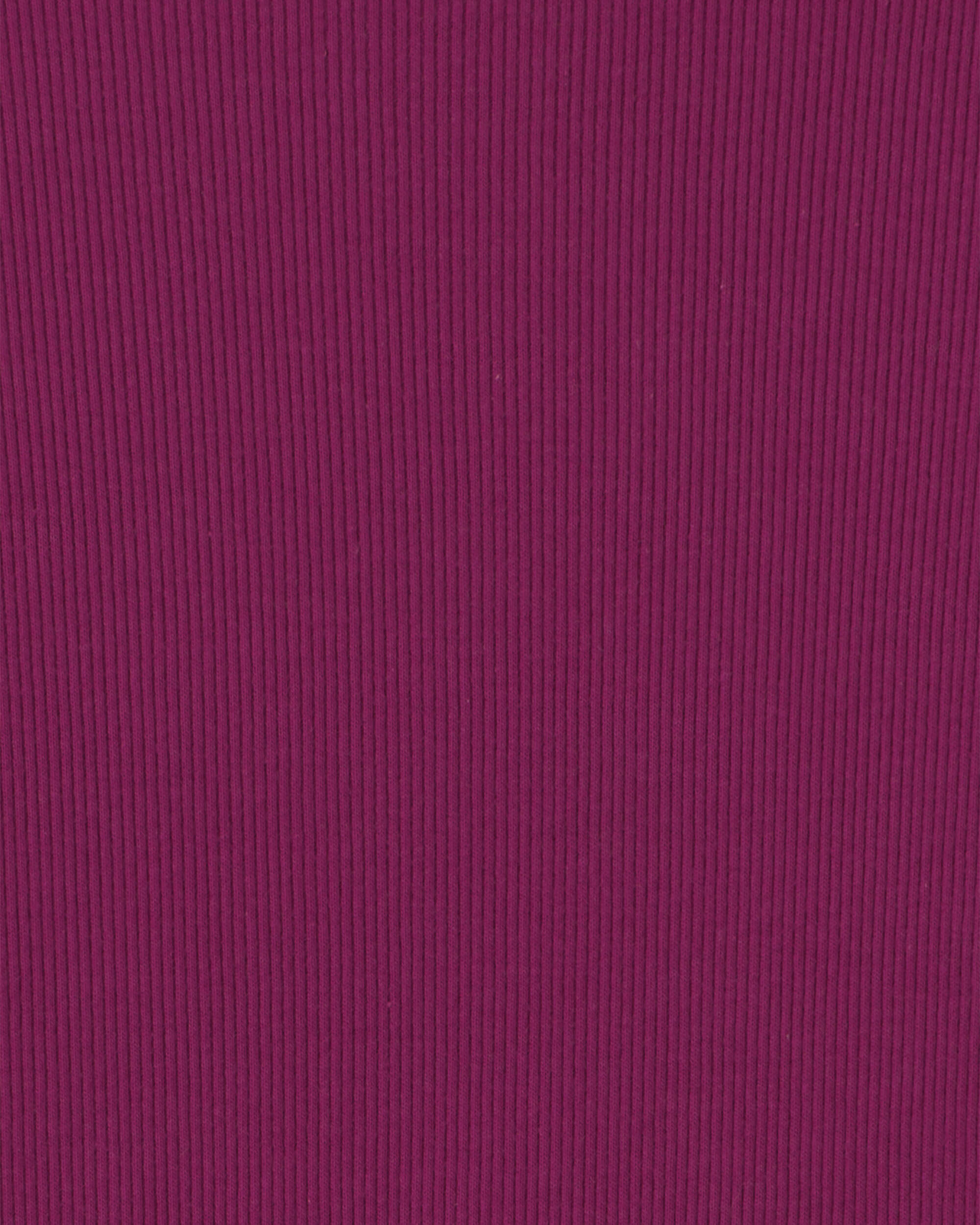 Girls Long-Sleeve Ribbed Top - Burgundy