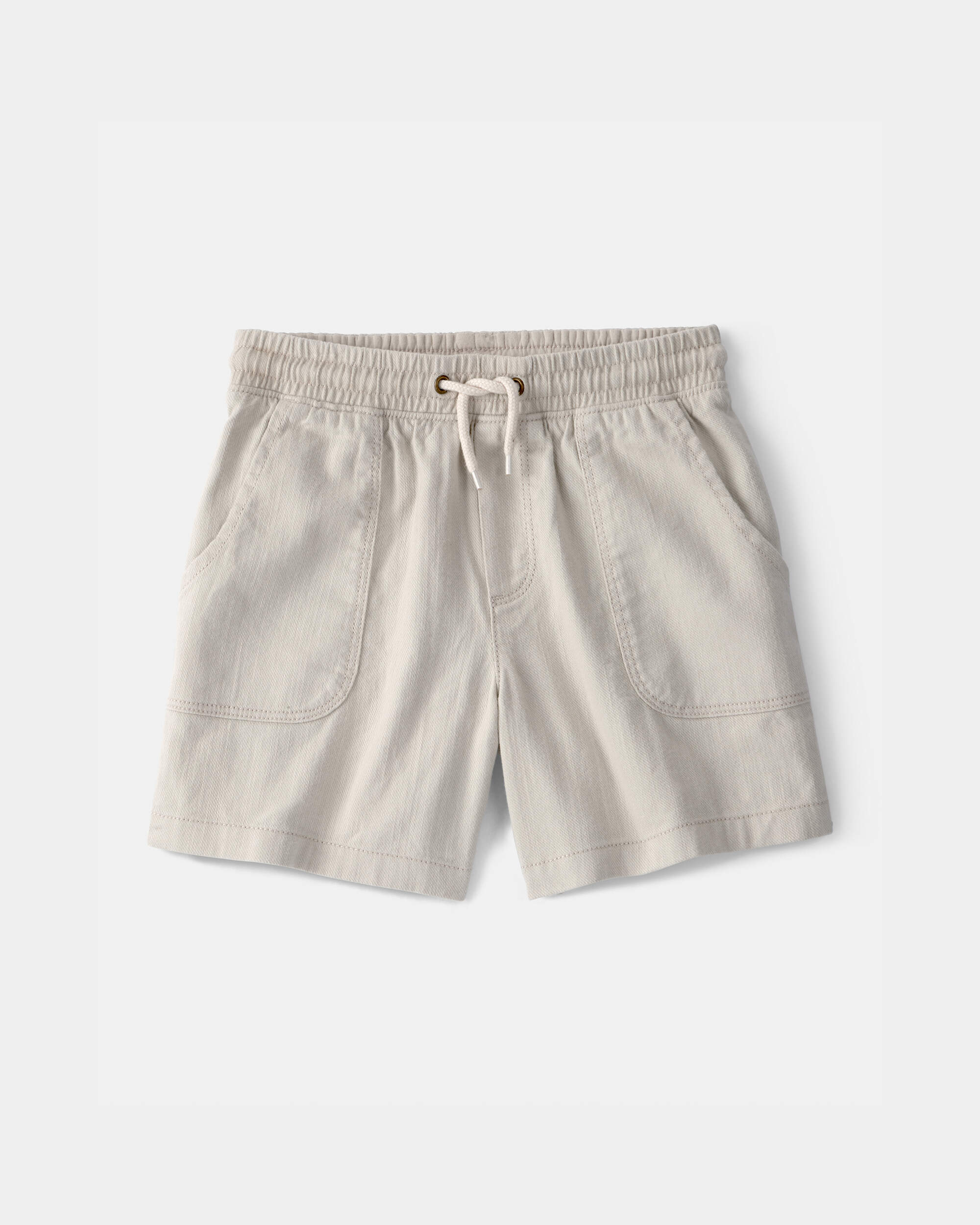 Boys Twill Shorts - Light Khaki
