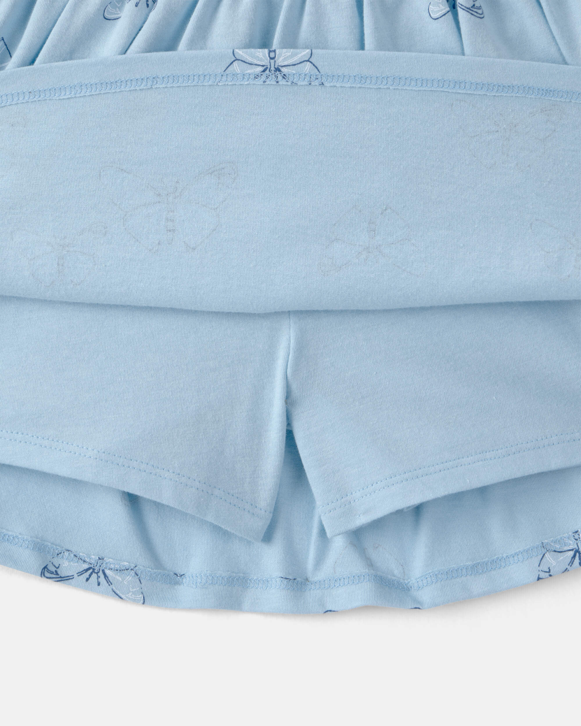 Girls Butterfly Skort - Blue