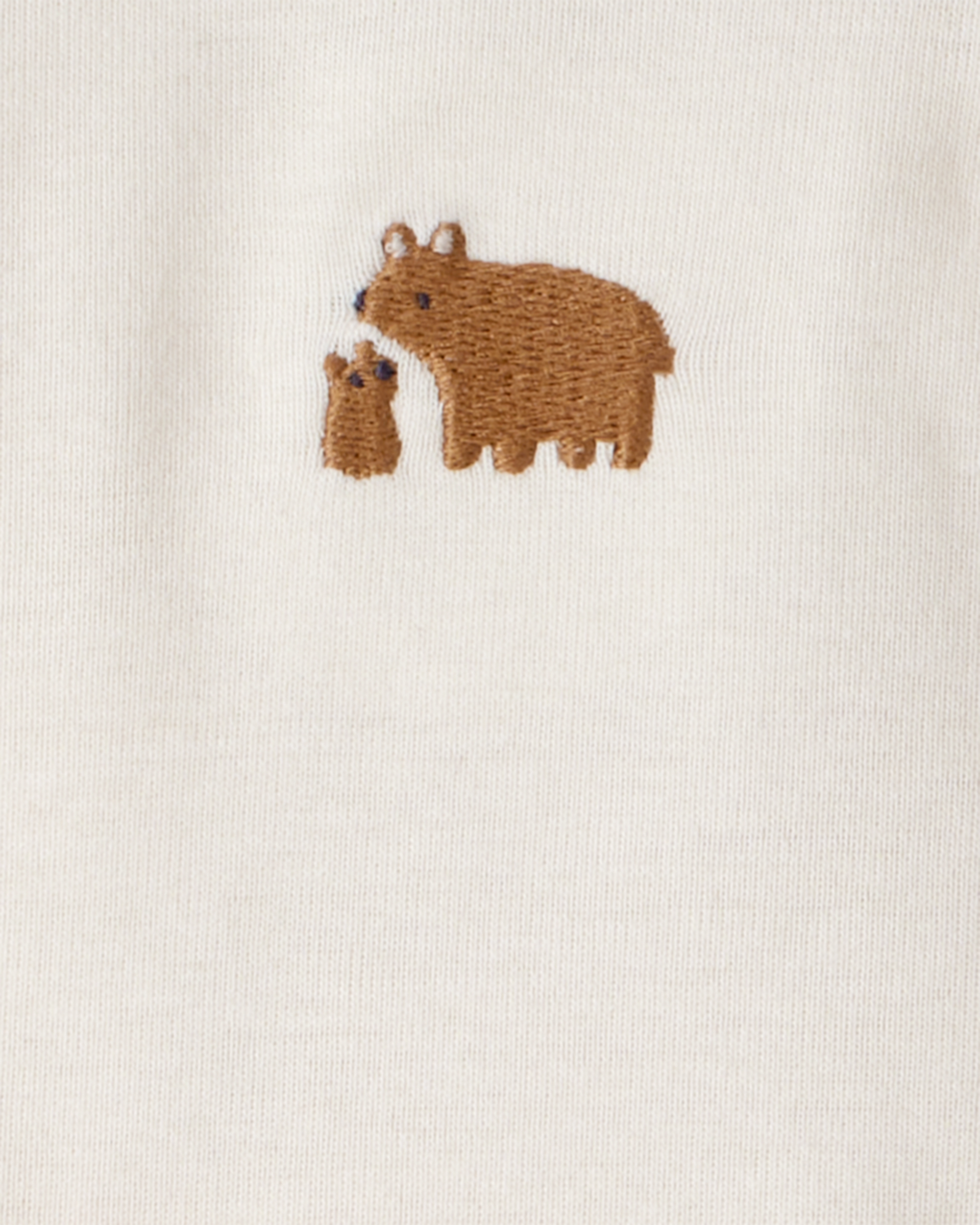 Baby Boy 3-Piece Bear Print Long-Sleeve Bodysuit & Pant Set - Brown/White